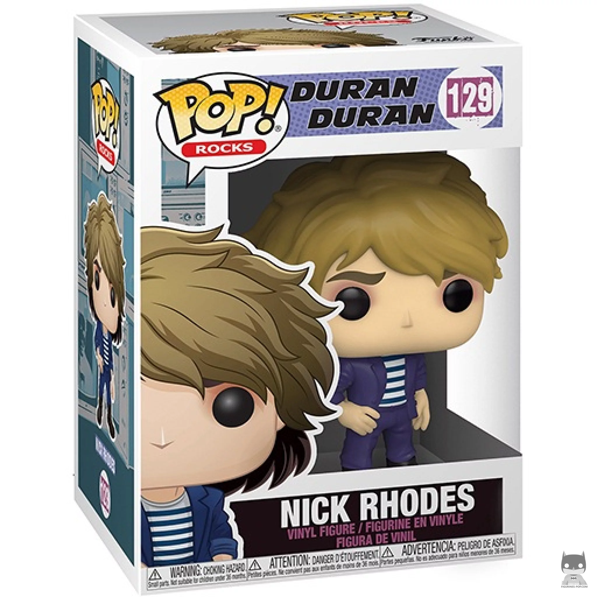 Figura Funko Pop! Nick Rhodes en su caja