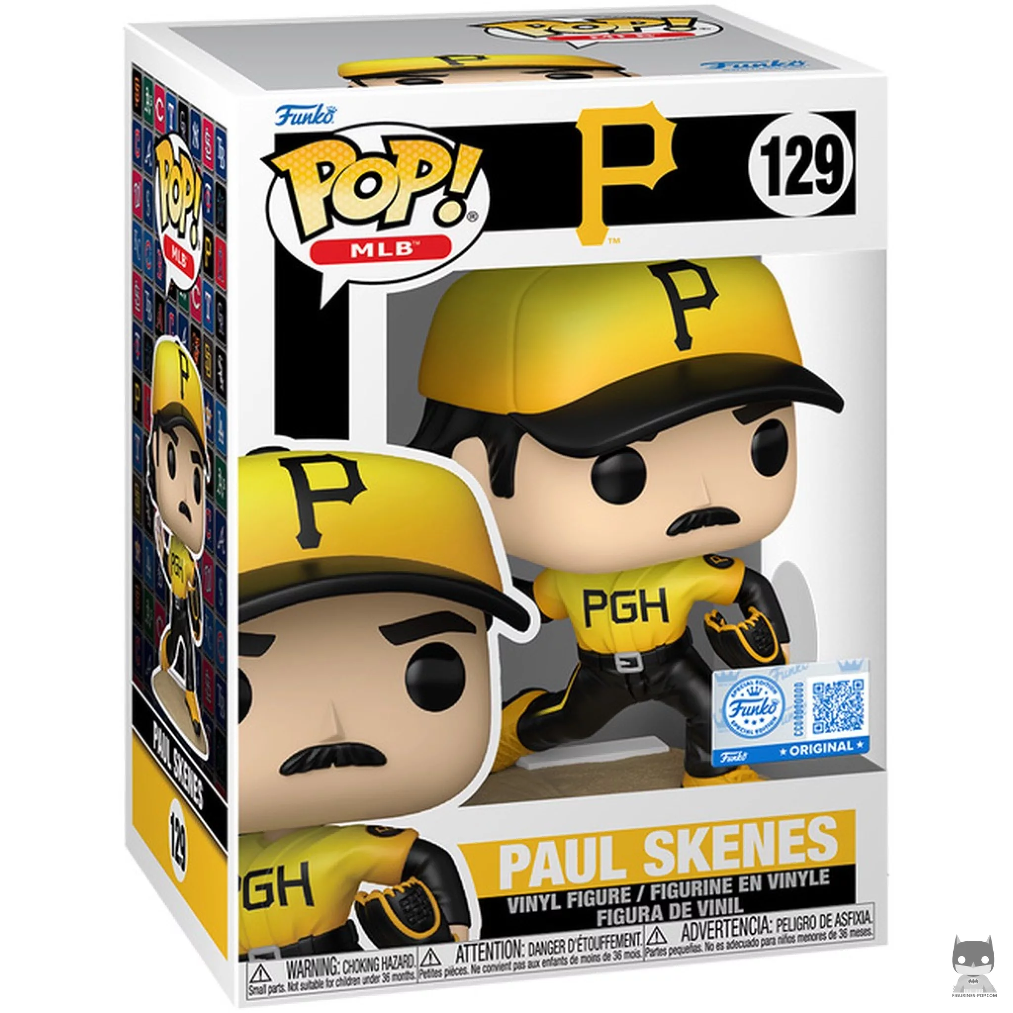 Figura Funko Pop! Paul Skenes en su caja
