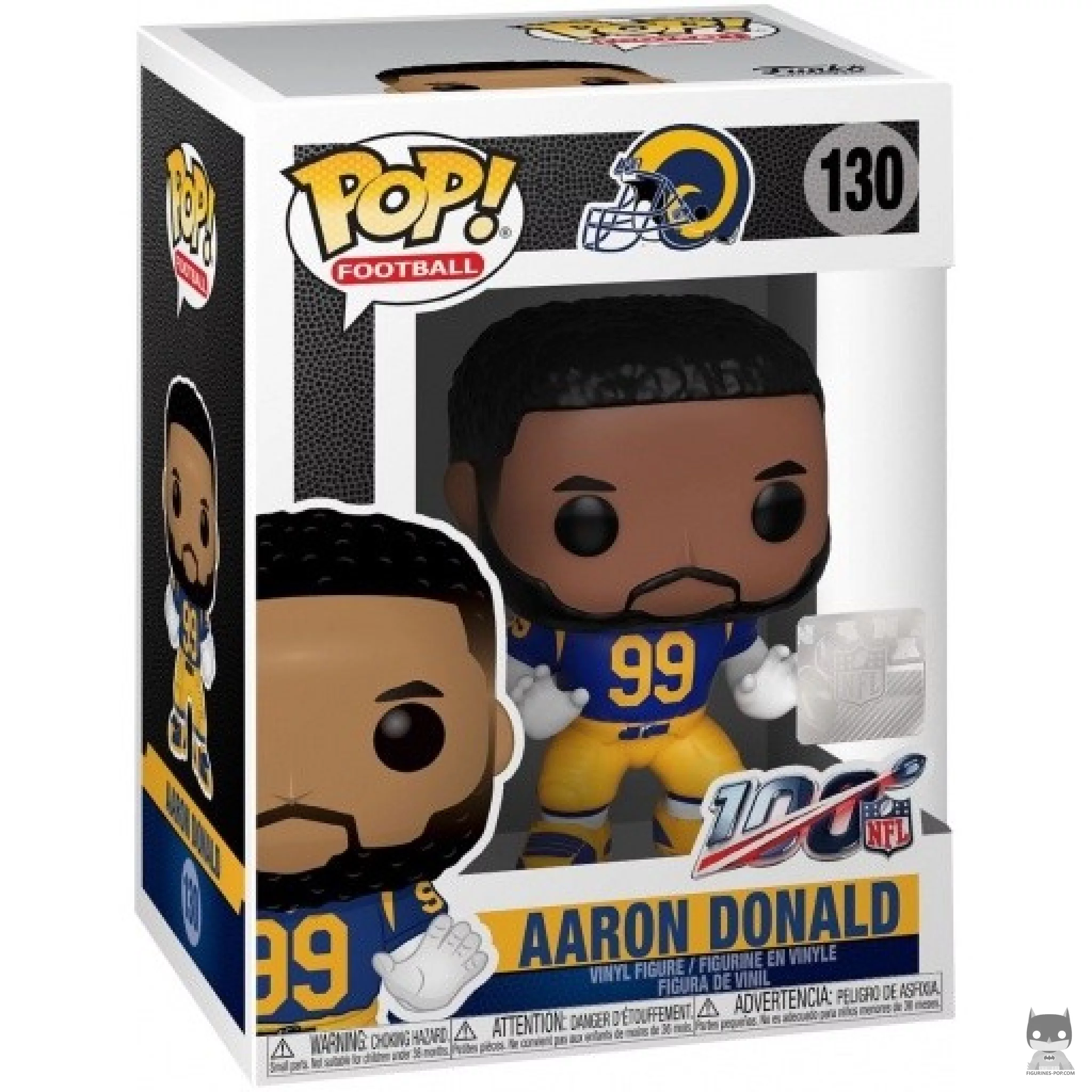 Figura Funko Pop! Aaron Donald en su caja