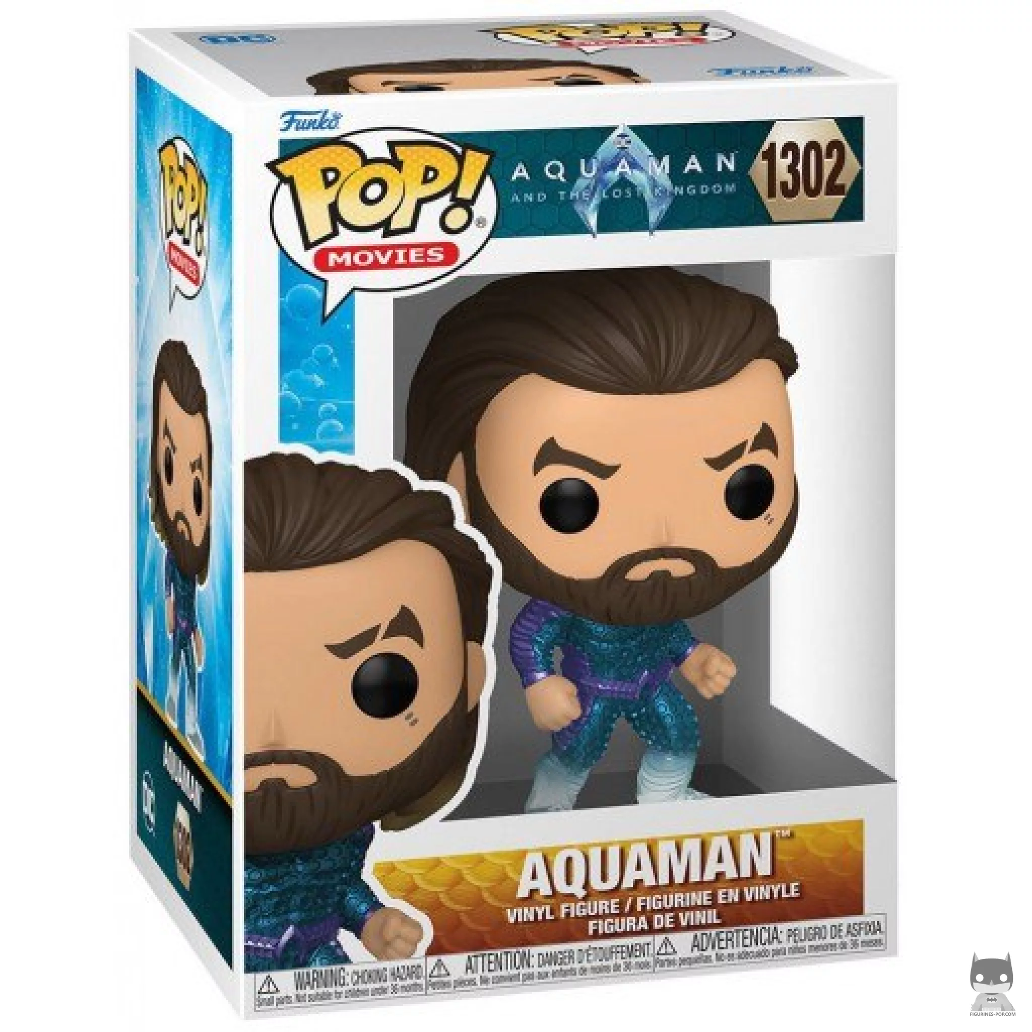 Figura Funko Pop! Aquaman en su caja