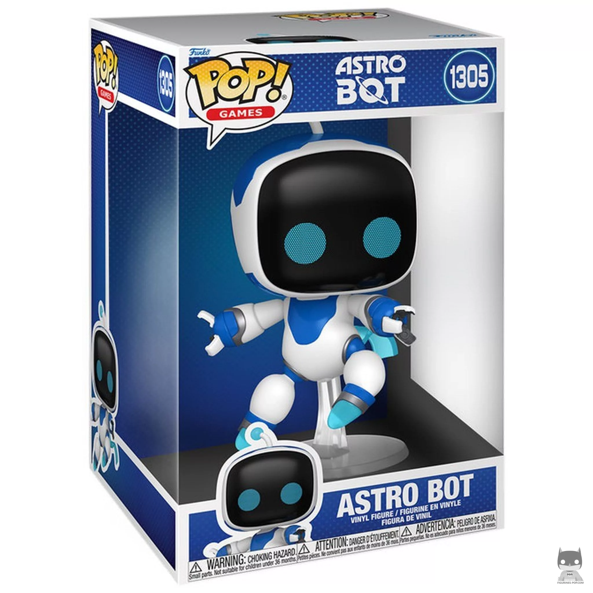 Figura Funko Pop! Astro Bot (Jumbo) en su caja