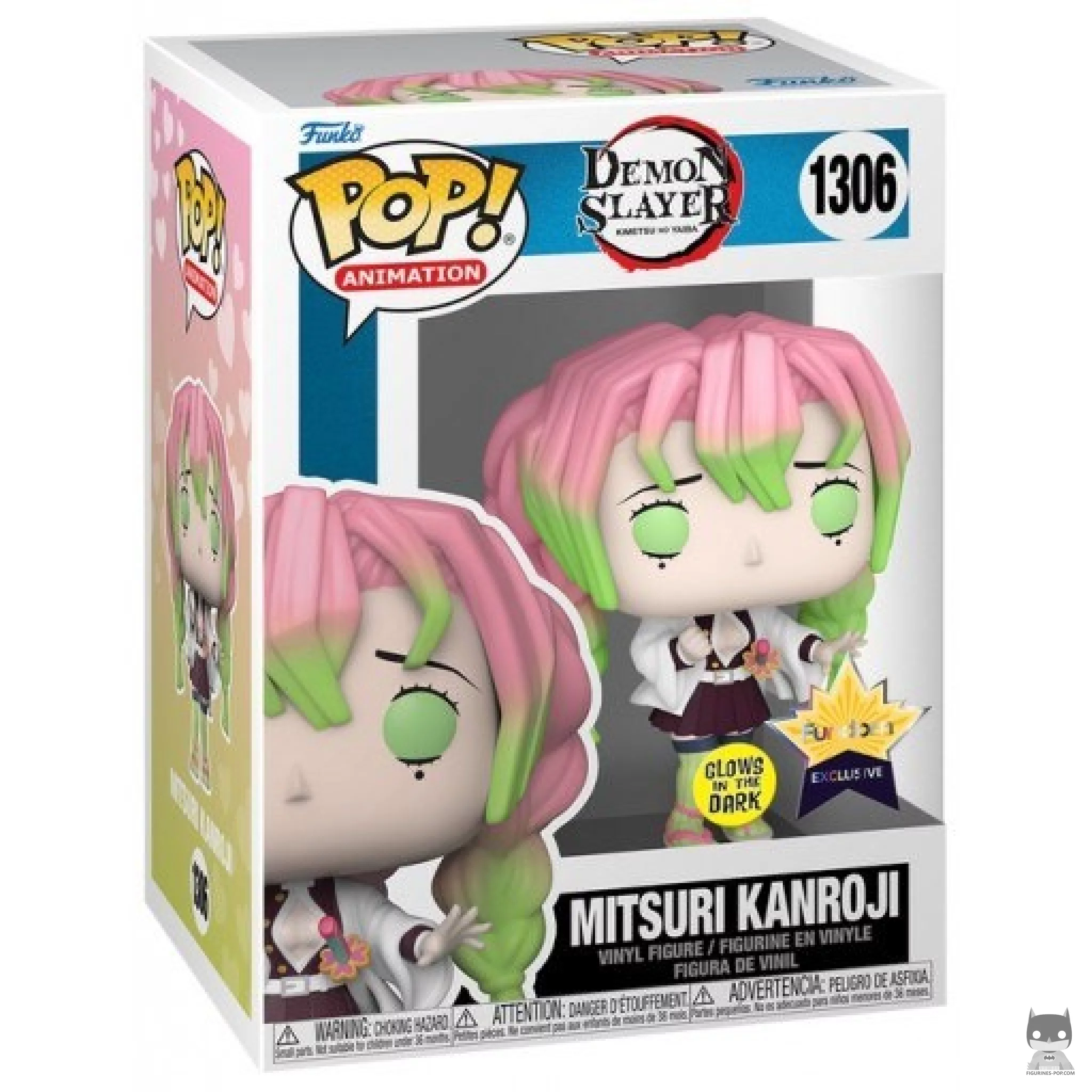 Figura Funko Pop! Mitsuri Kanroji (Brilla en la oscuridad) en su caja