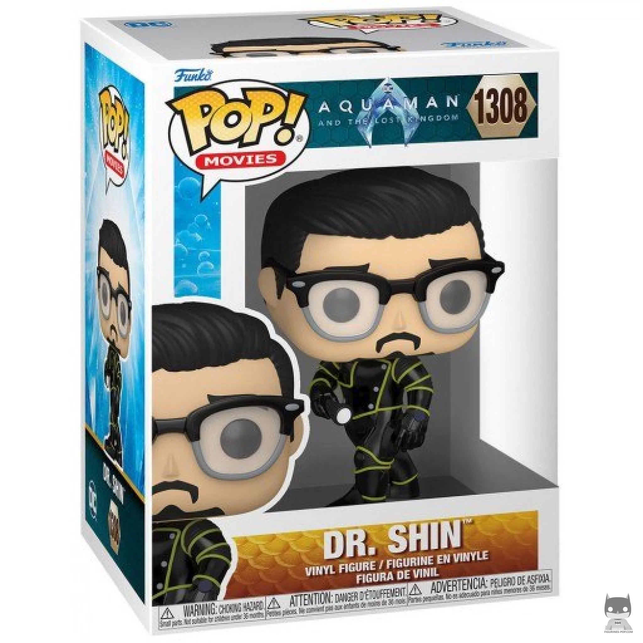 Figura Funko Pop! Dr. Shin en su caja