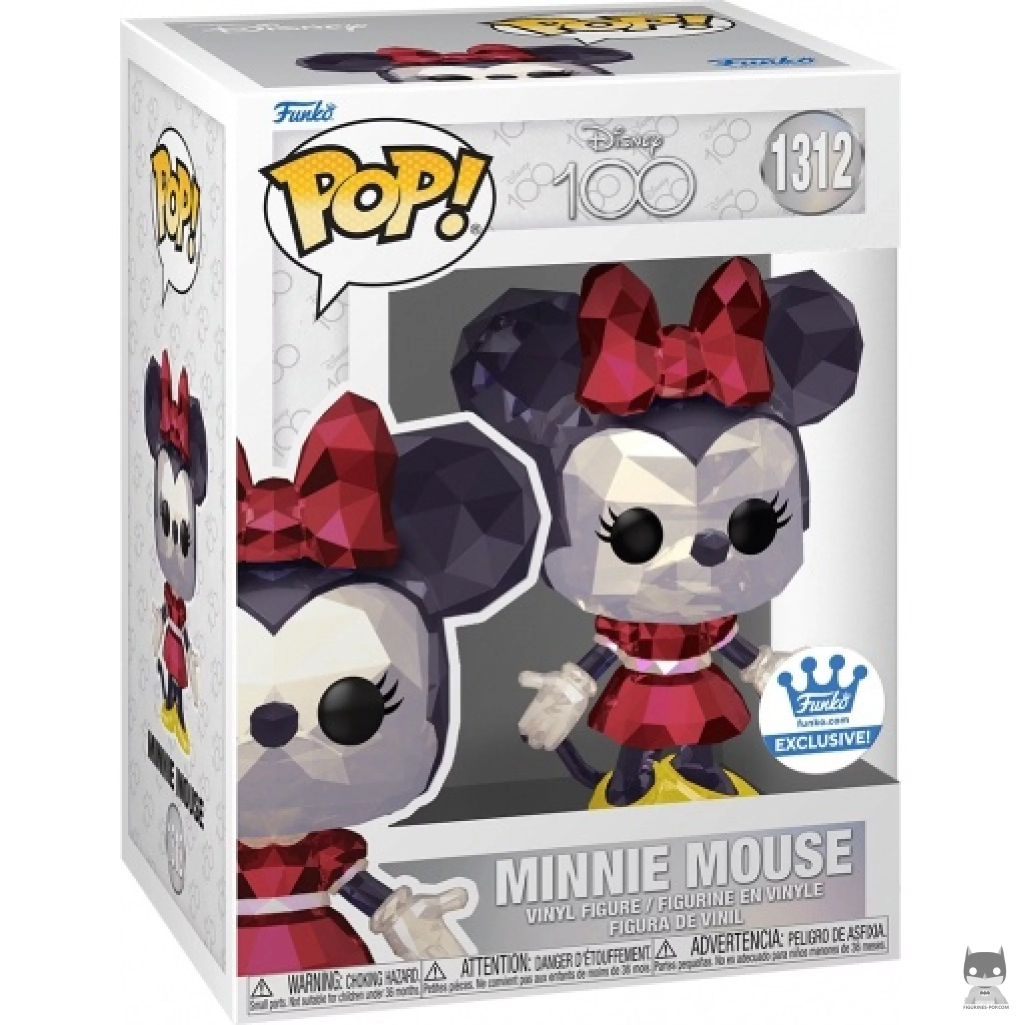 Figura Funko Pop! Minnie Mouse (Facetado) en su caja