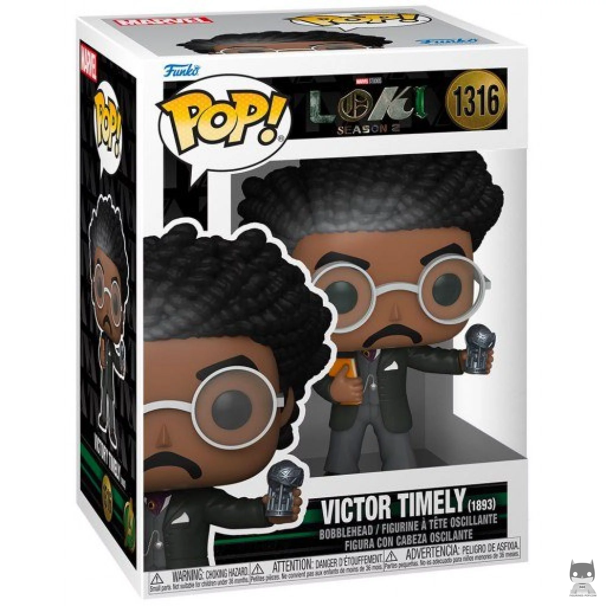 Figura Funko Pop! Victor Timely (1893) en su caja