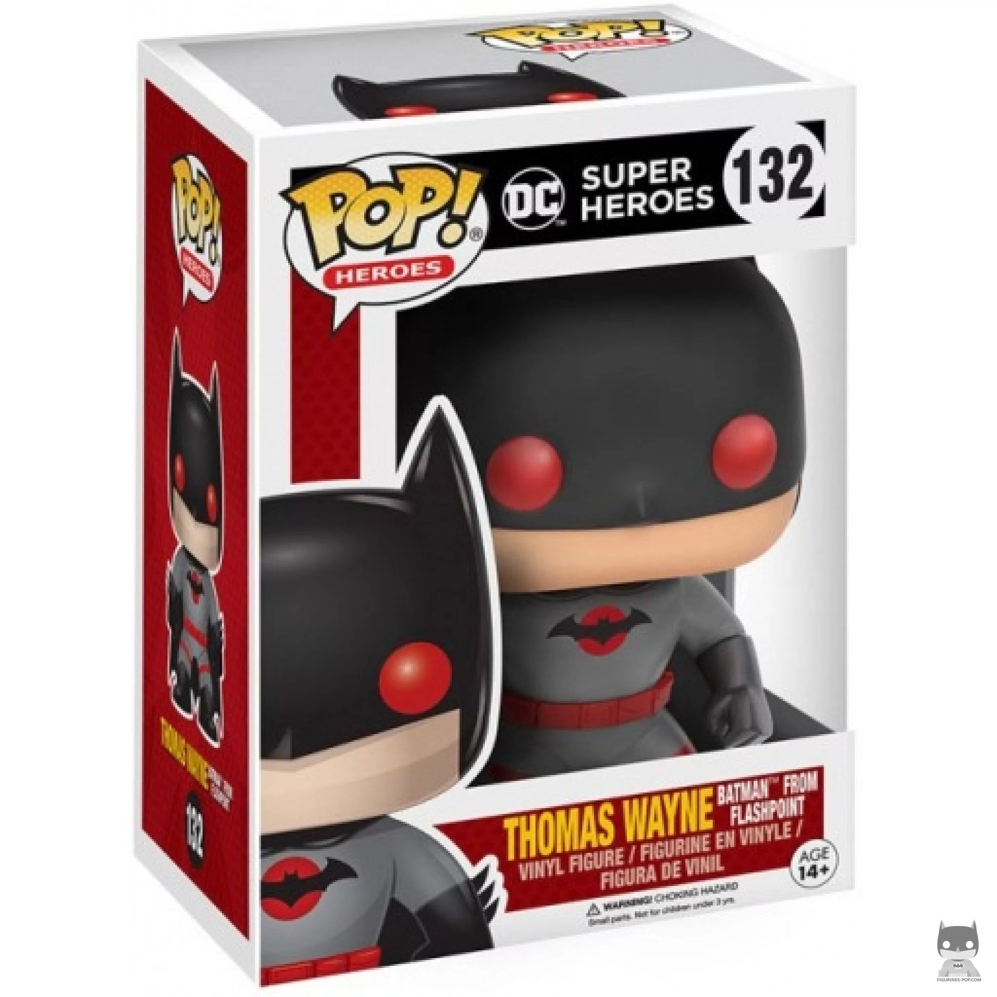 Figura Funko Pop! Thomas Wayne (Batman de Flashpoint) en su caja