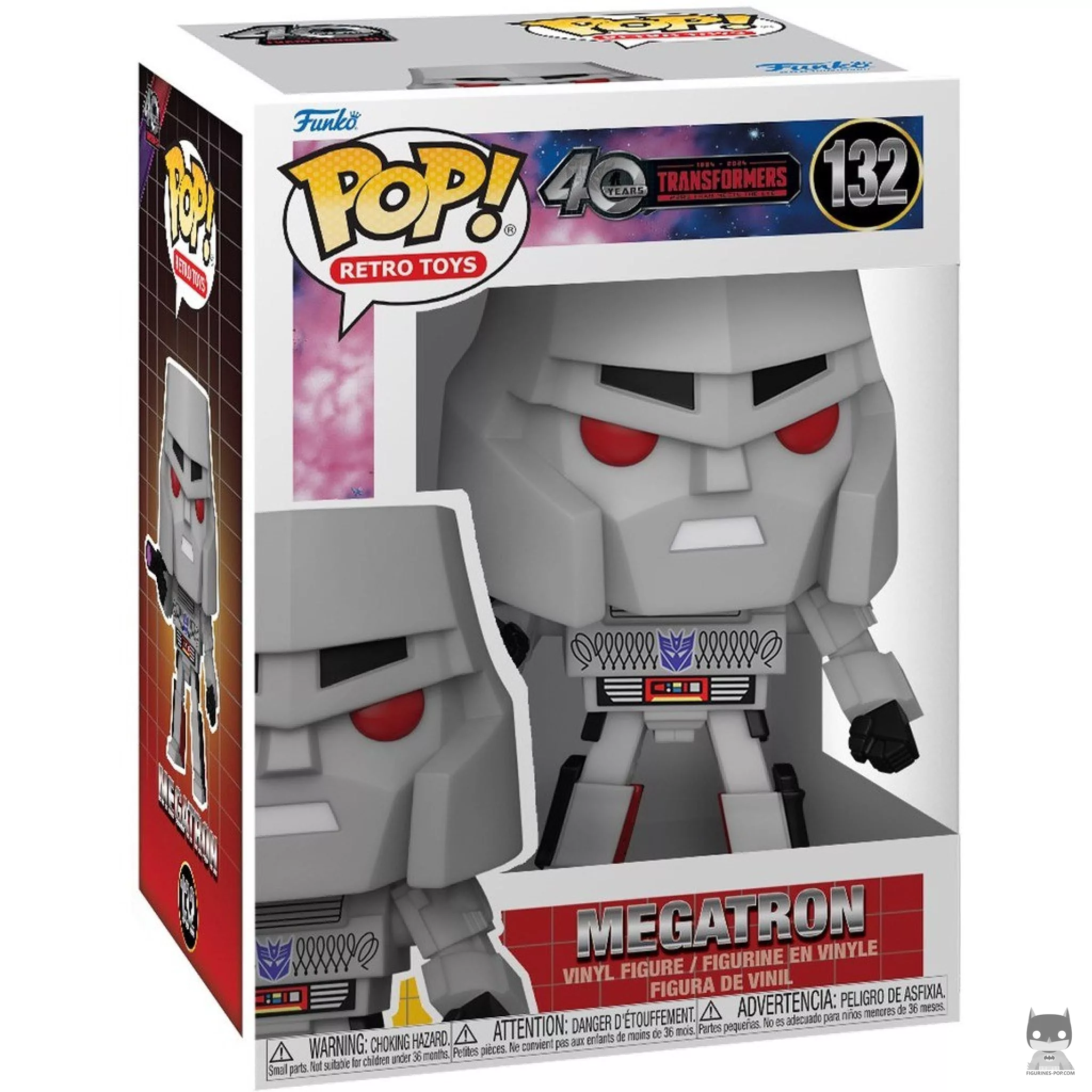 Figura Funko Pop! Megatron en su caja
