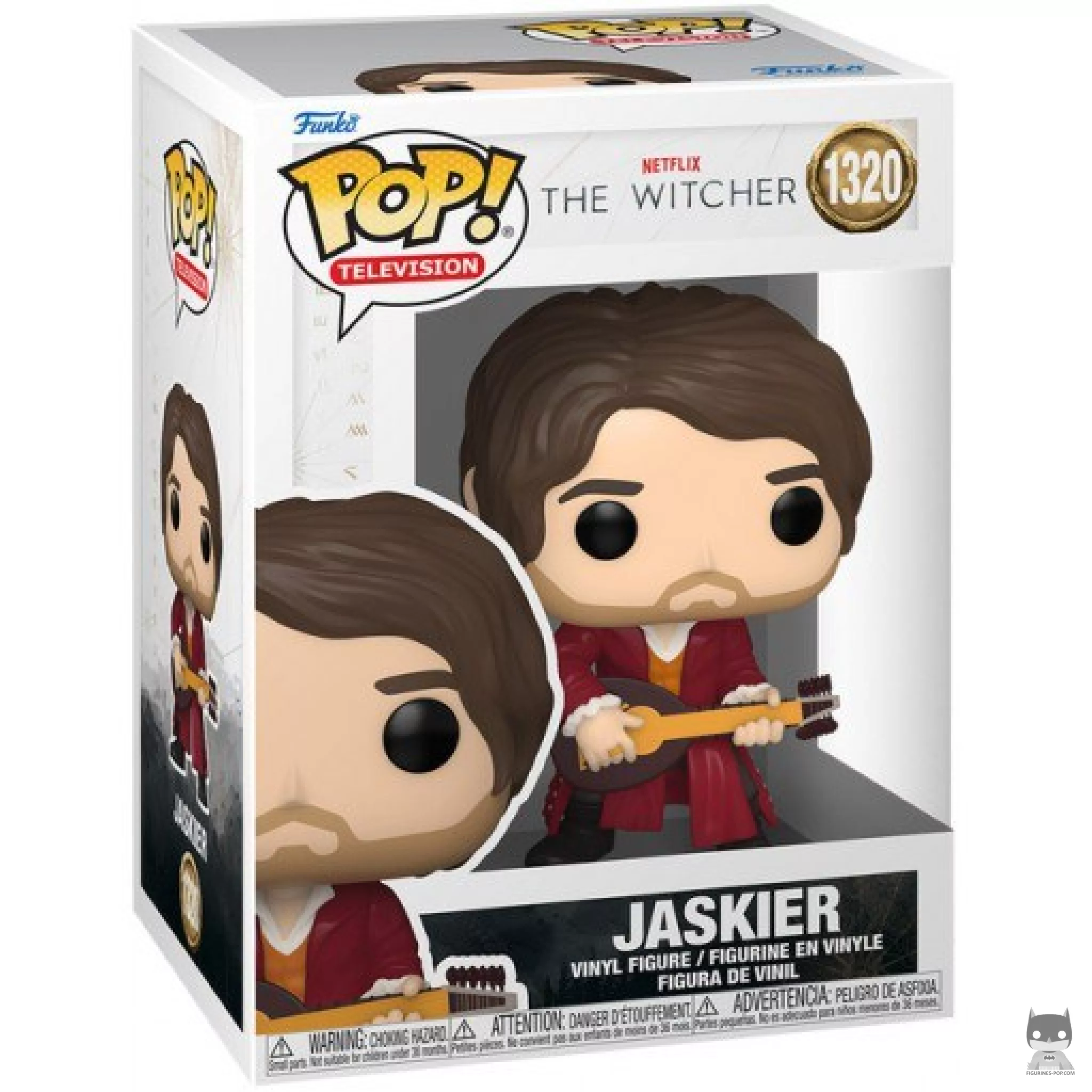 Figura Funko Pop! Jaskier en su caja
