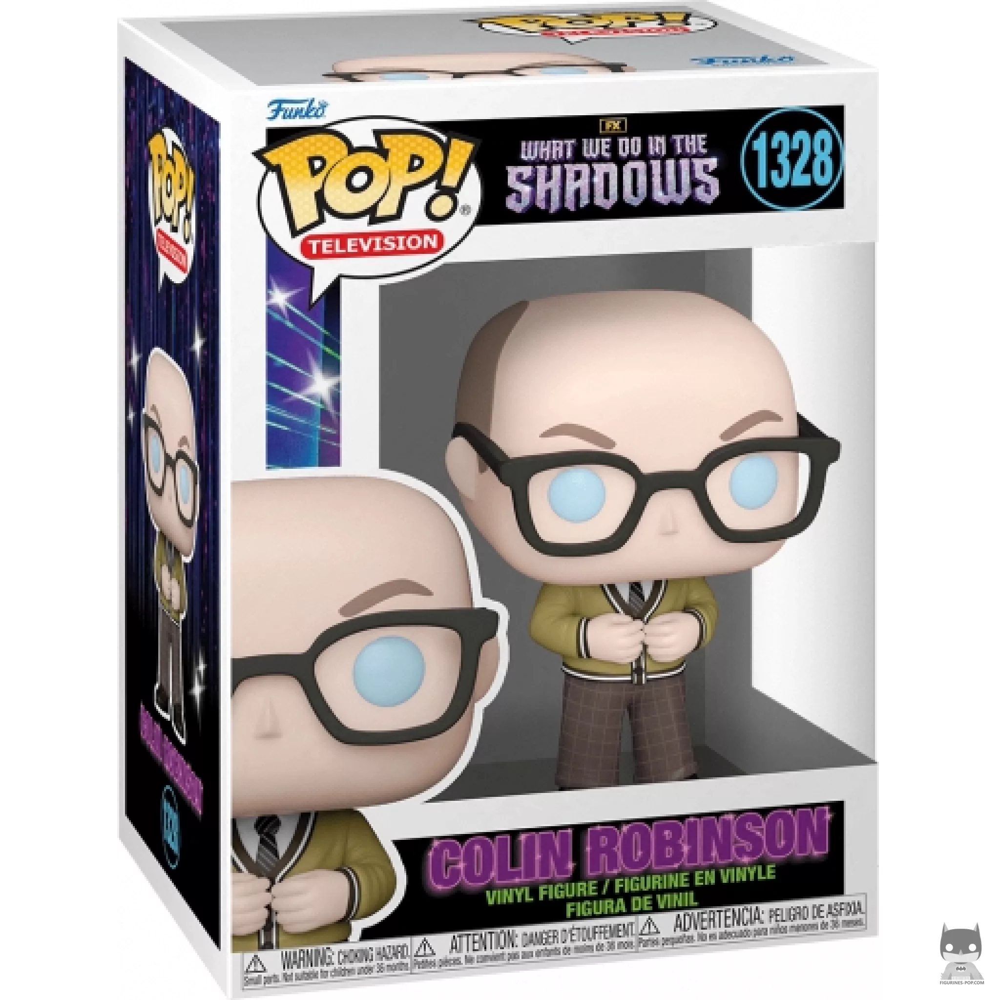 Figura Funko Pop! Colin Robinson en su caja