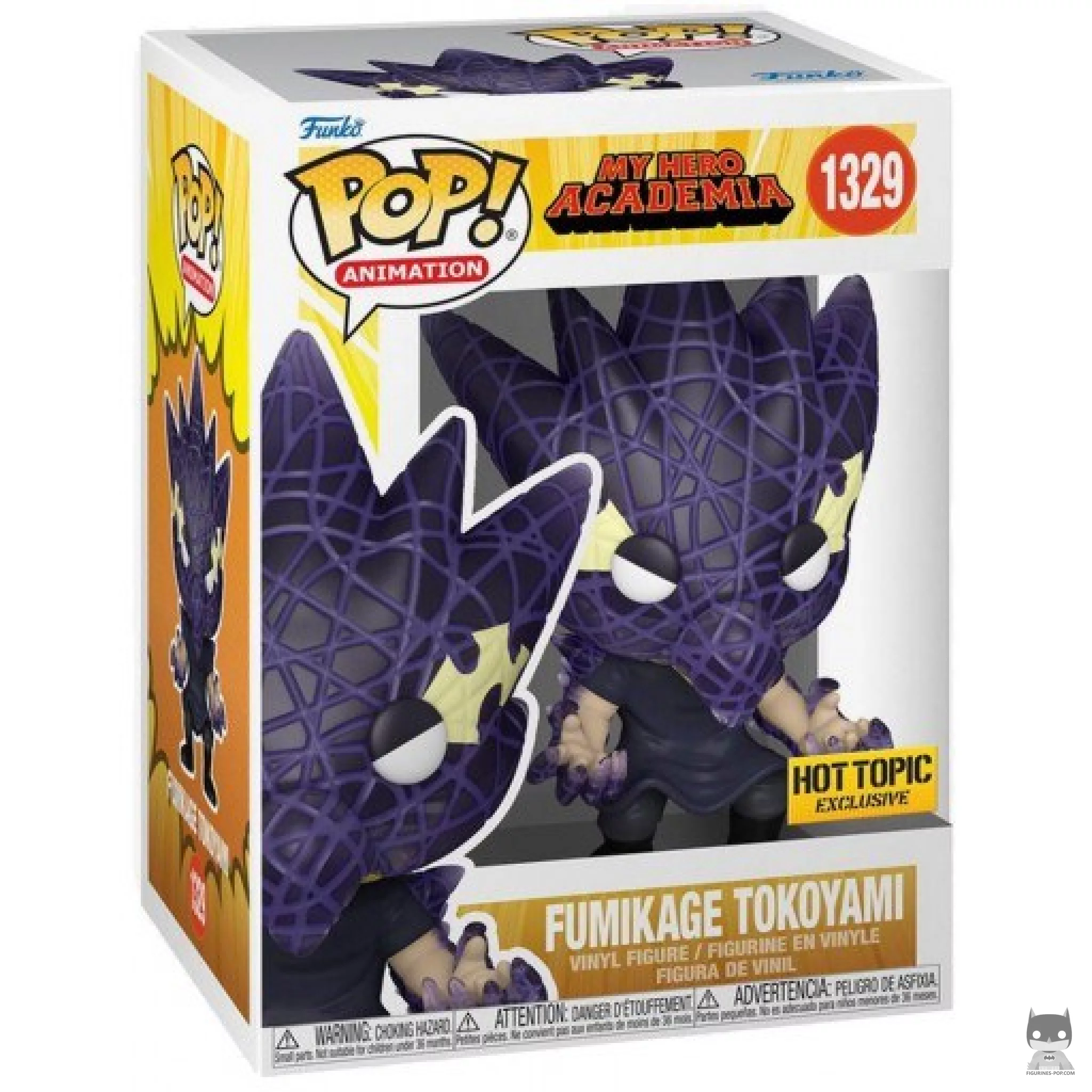 Figura Funko Pop! Fumikage Tokoyami en su caja