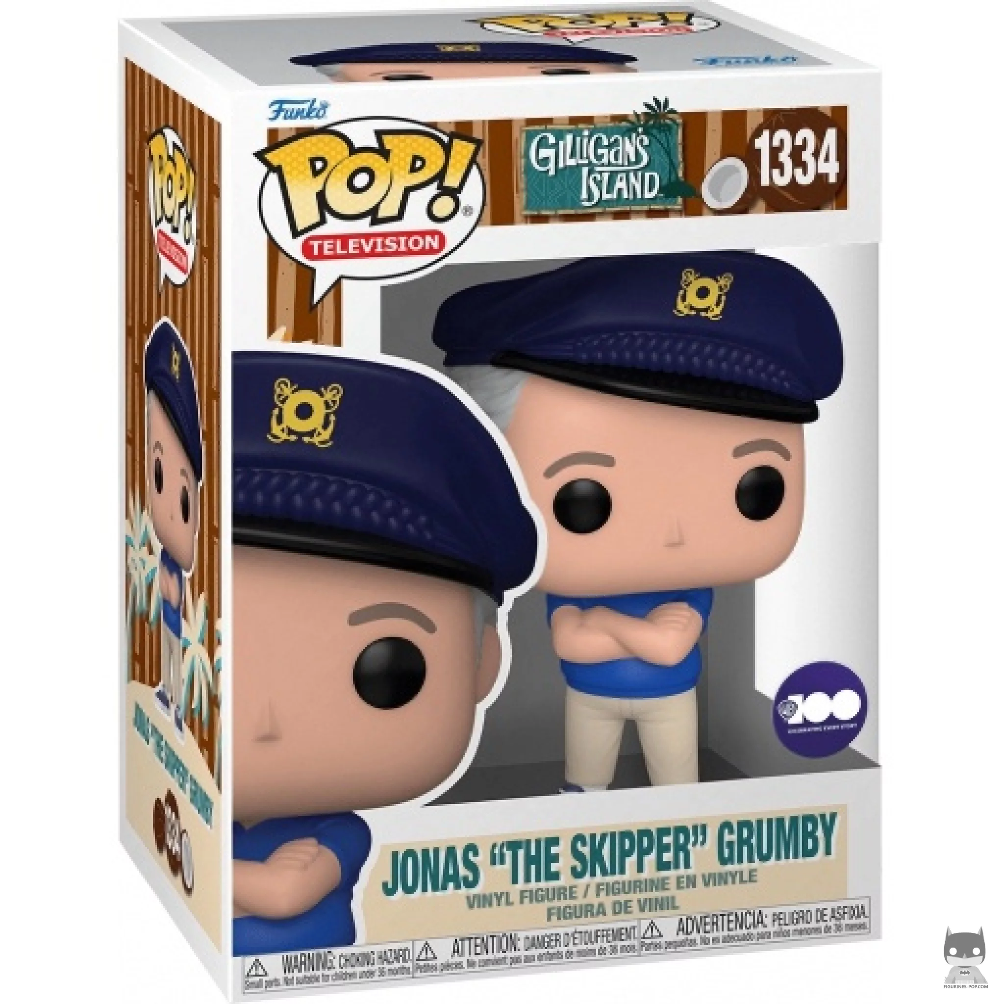 Figura Funko Pop! Jonas "El Capitán" Grumby en su caja