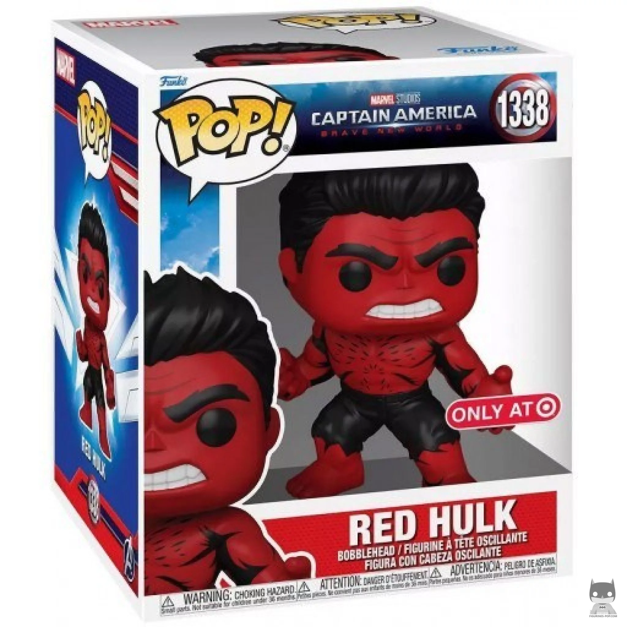 Figura Funko Pop! Hulk Rojo (Supersized) en su caja