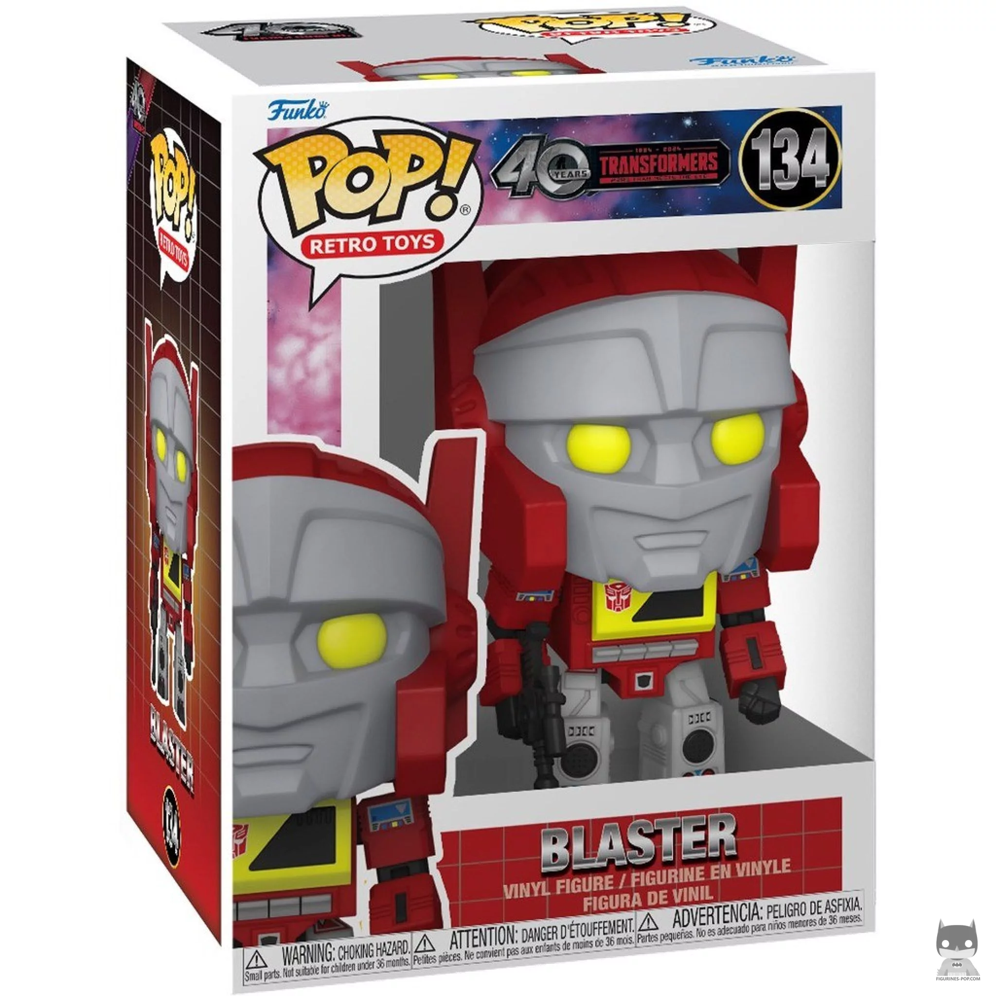 Figura Funko Pop! Blaster en su caja
