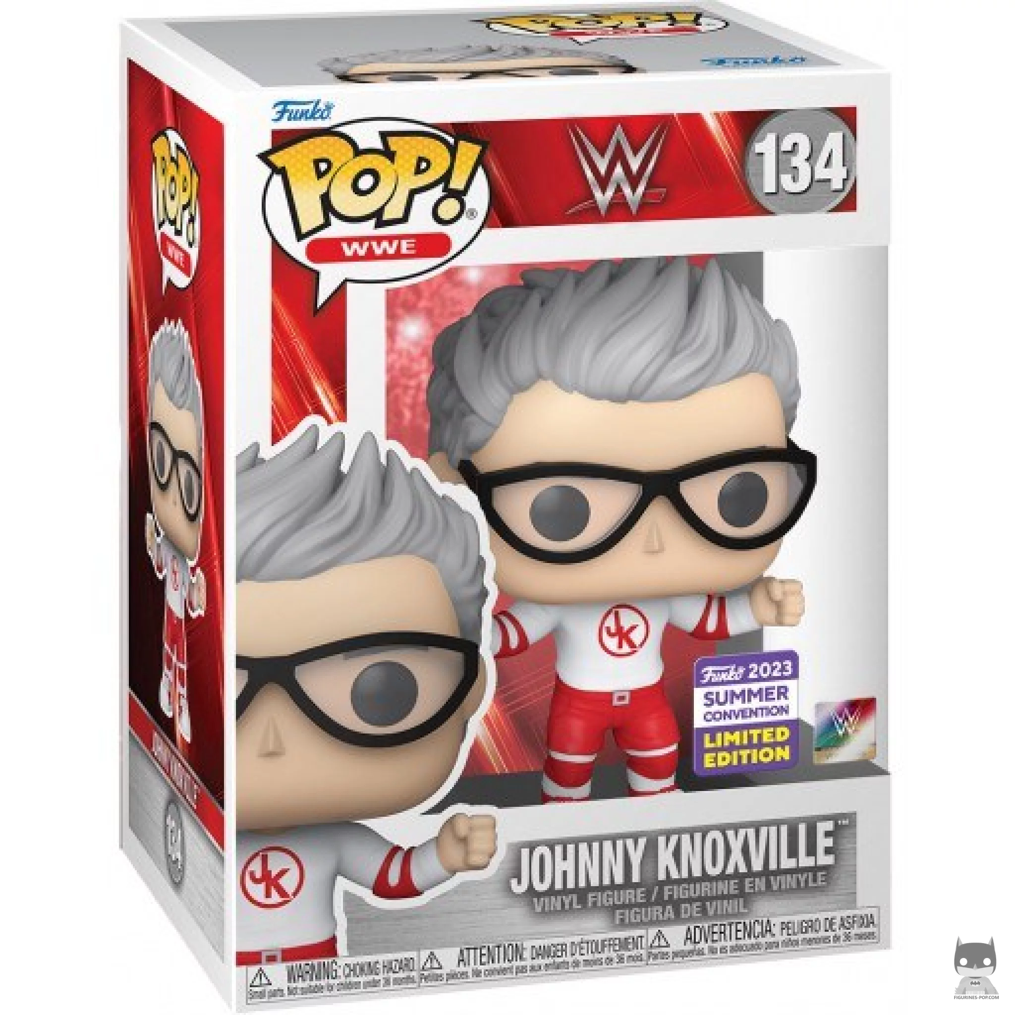 Figura Funko Pop! Johnny Knoxville en su caja