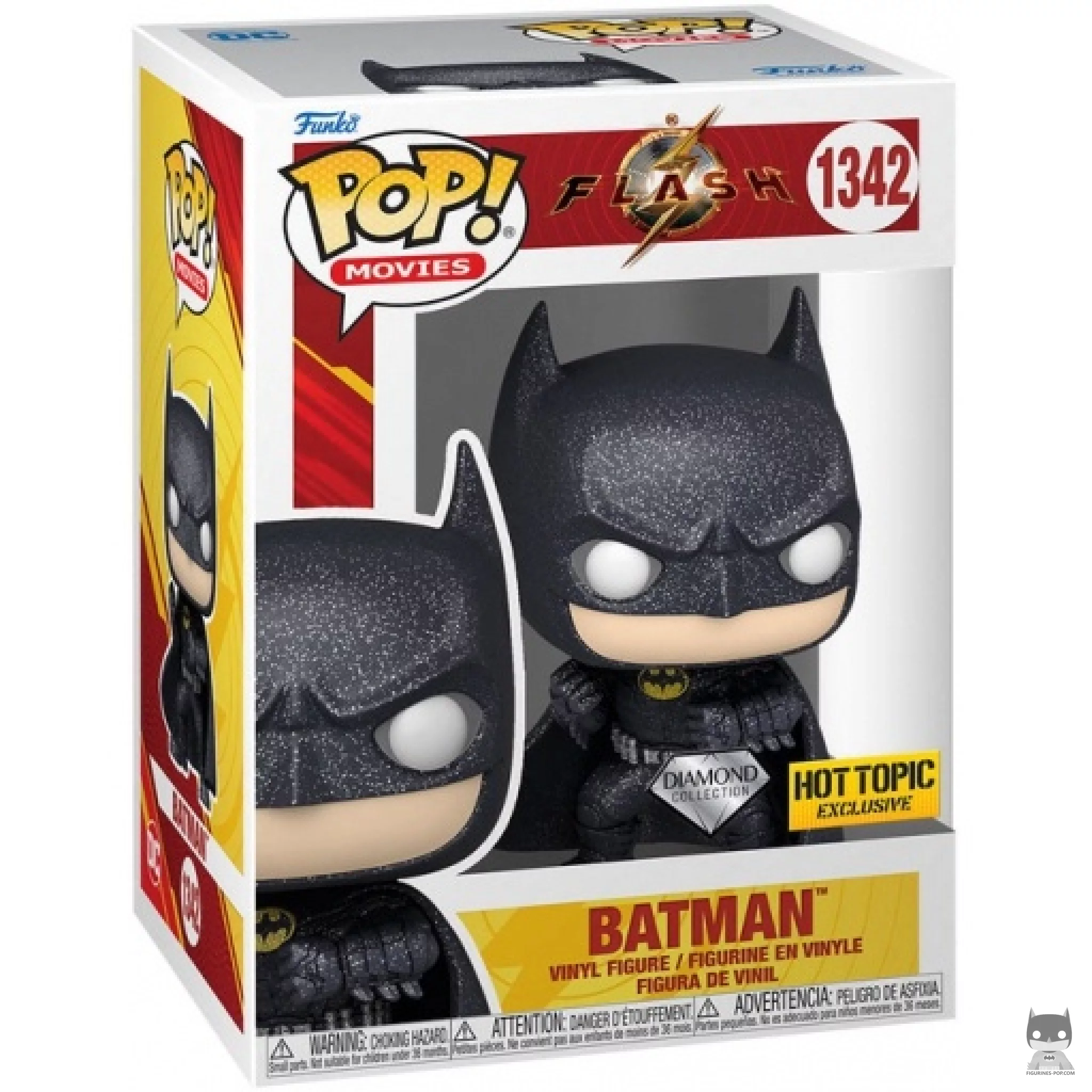 Figura Funko Pop! Batman (Diamond Collection) en su caja