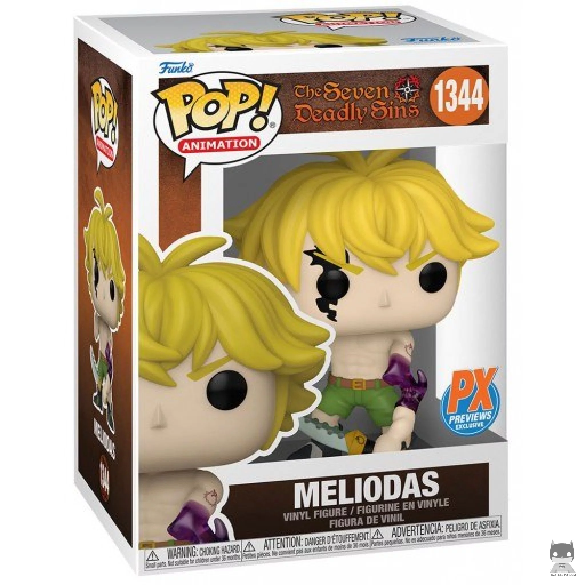 Figura Funko Pop! Meliodas Modo Demonio en su caja