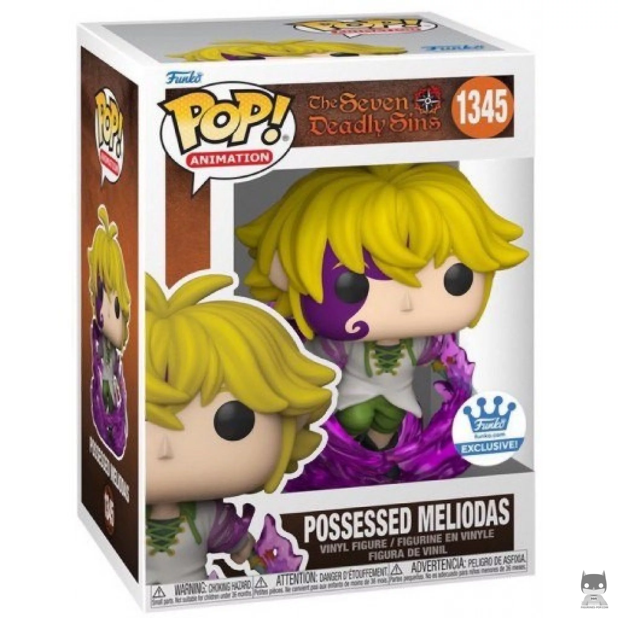 Figura Funko Pop! Meliodas poseído en su caja