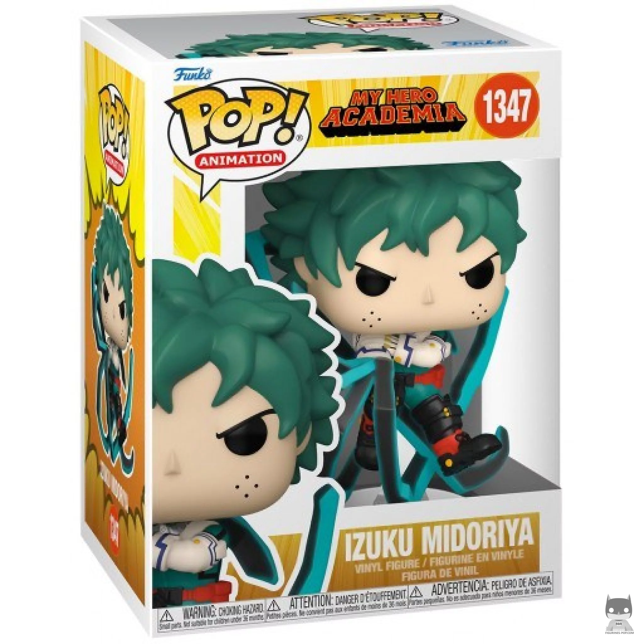 Figura Funko Pop! Izuku Midoriya en su caja