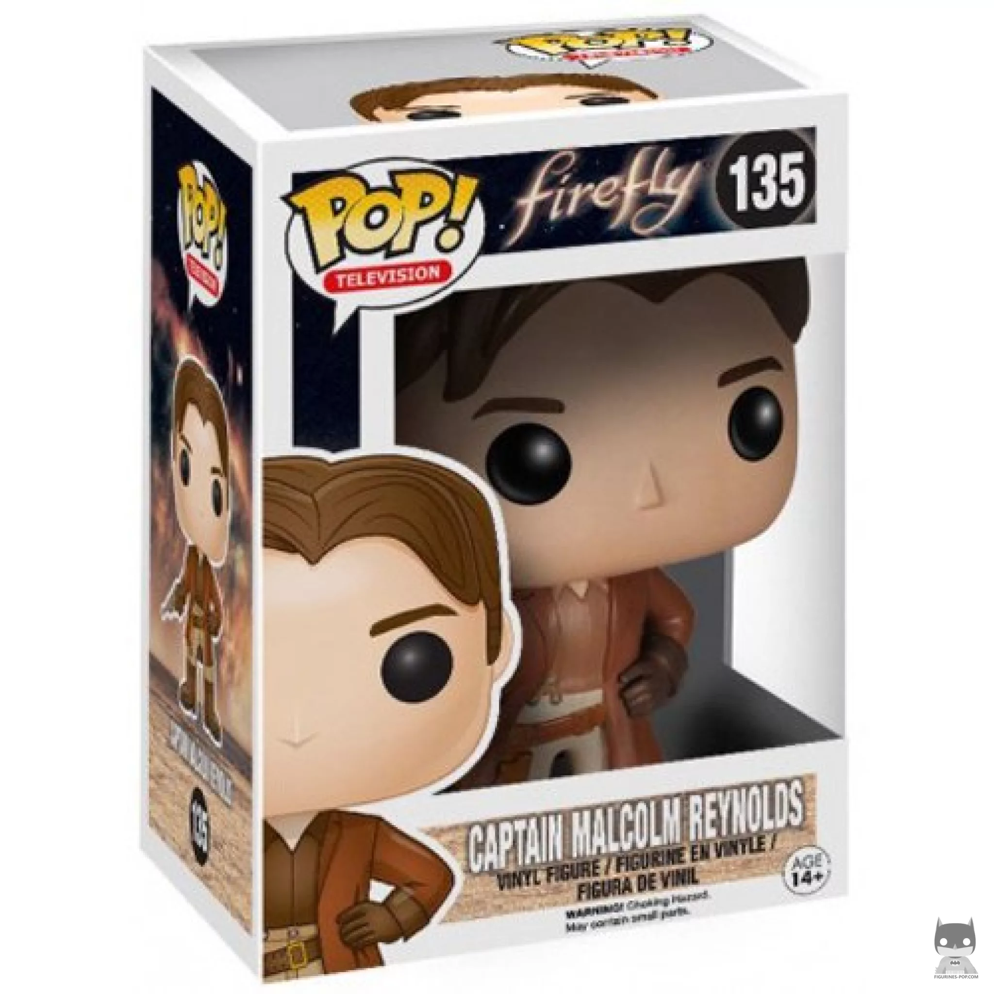 Figura Funko Pop! Malcolm Reynolds en su caja