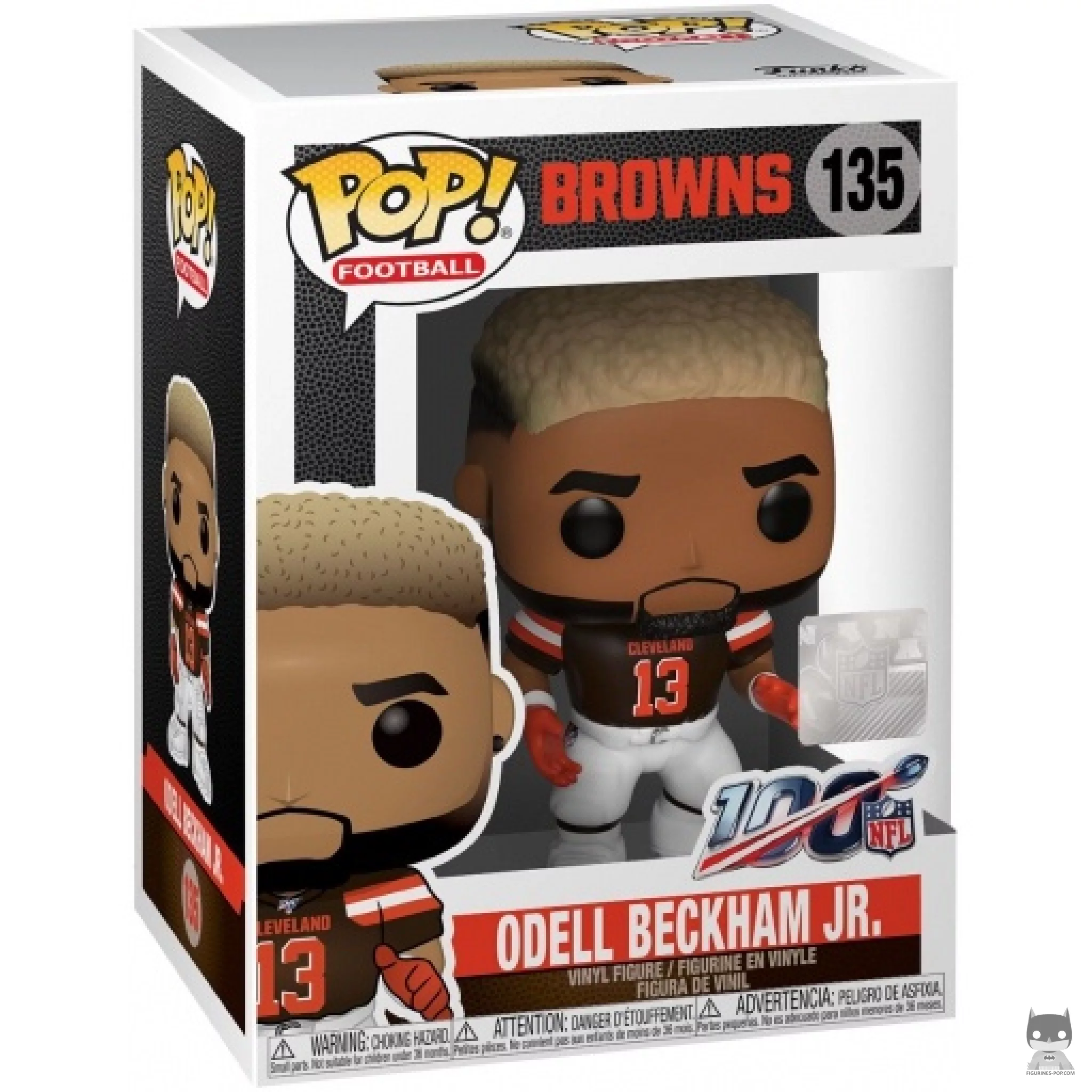 Figura Funko Pop! Odell Beckham Jr. en su caja