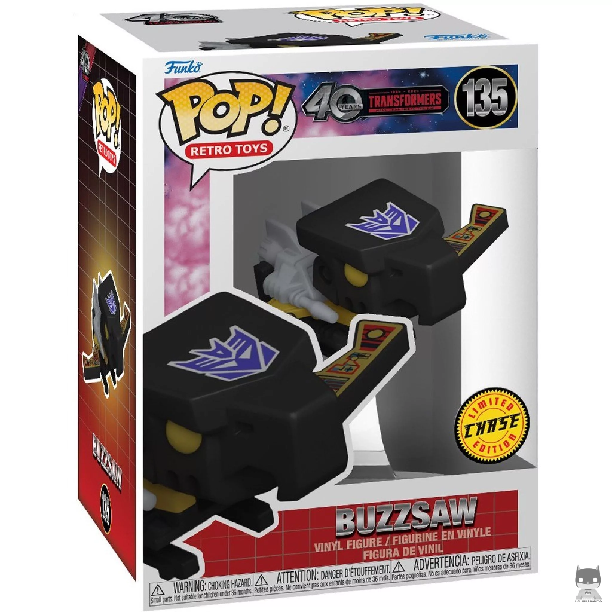 Figura Funko Pop! Buzzsaw (Chase) en su caja