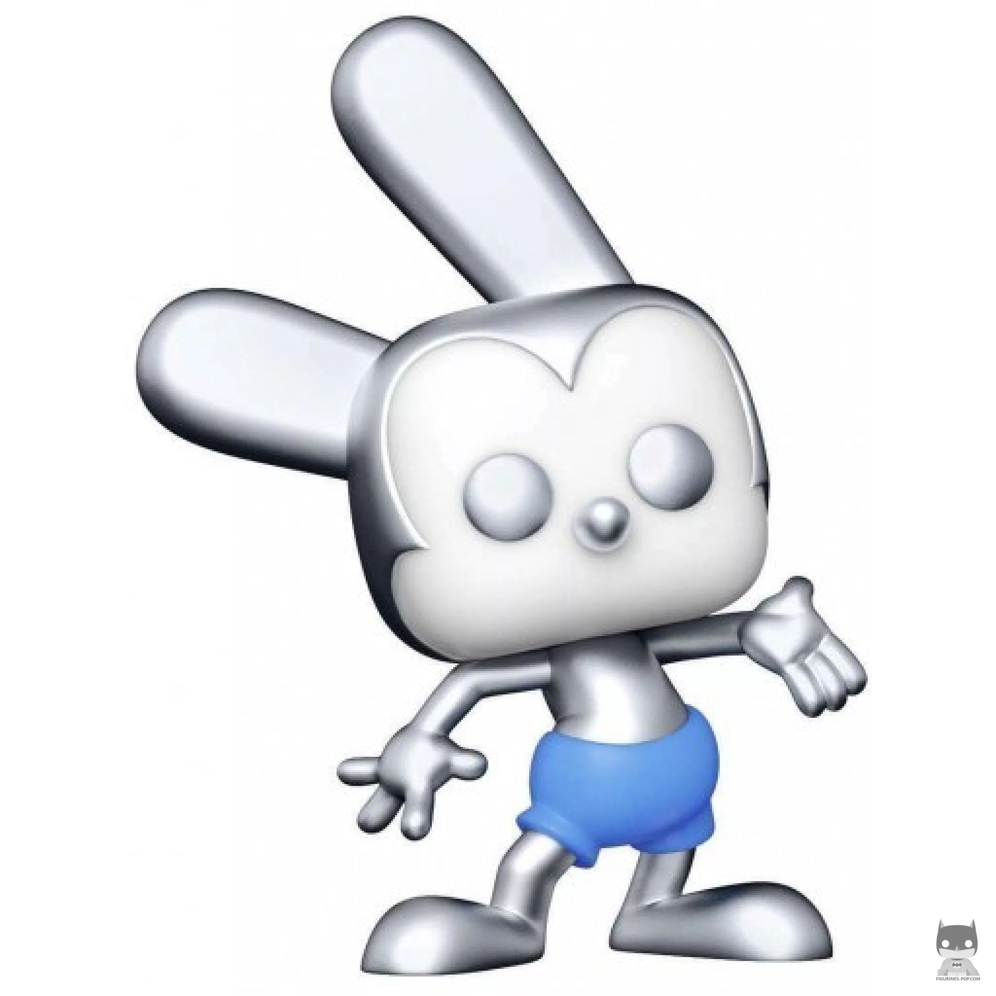 Figura Funko Pop! Oswald The Lucky Rabbit (Plateado) (Disney 100)