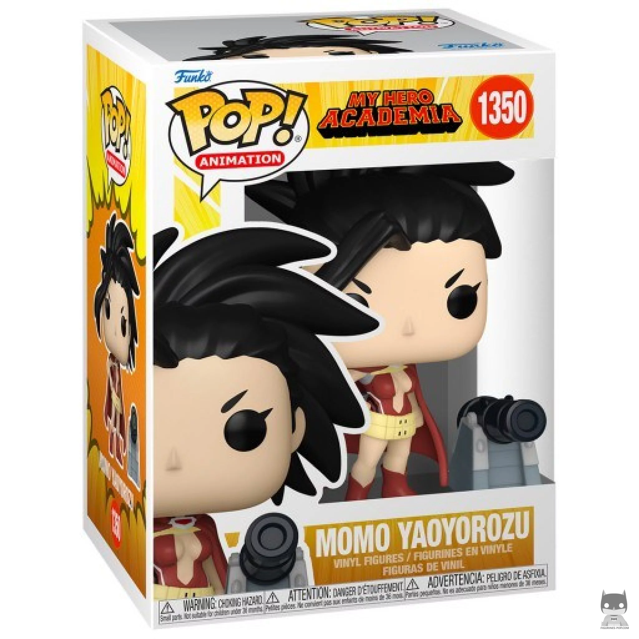 Figura Funko Pop! Momo Yaoyorozu en su caja