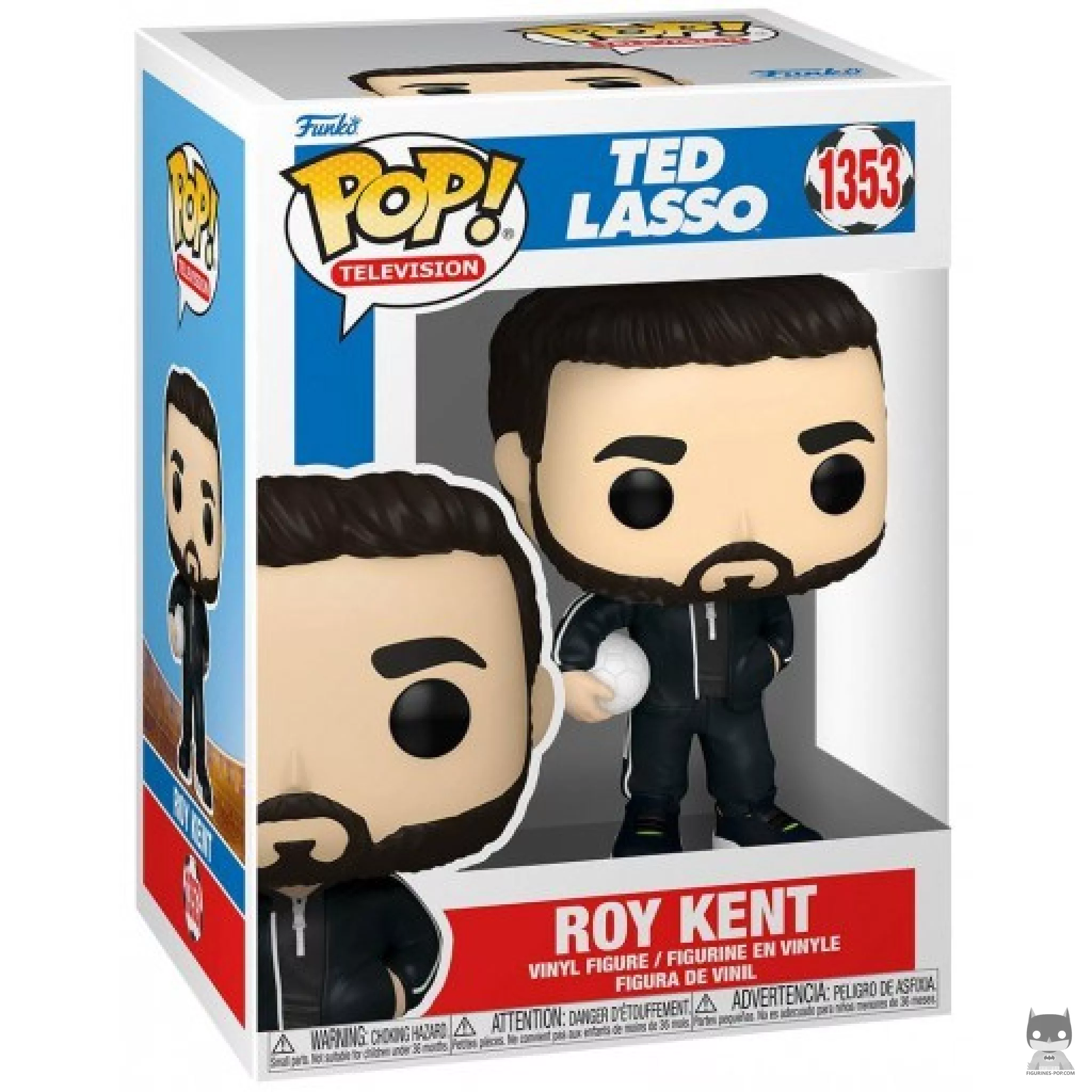 Figura Funko Pop! Roy Kent en su caja
