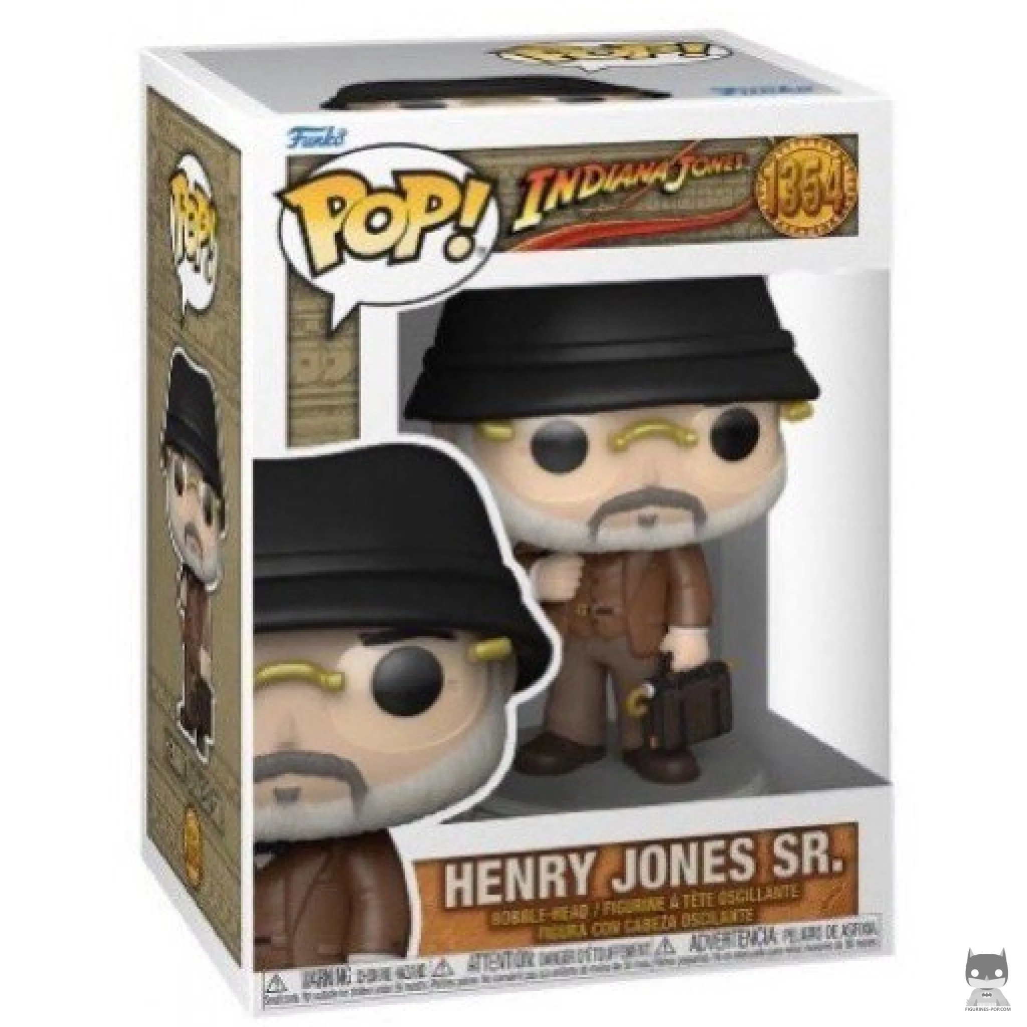 Figura Funko Pop! Henry Jones Sr. en su caja