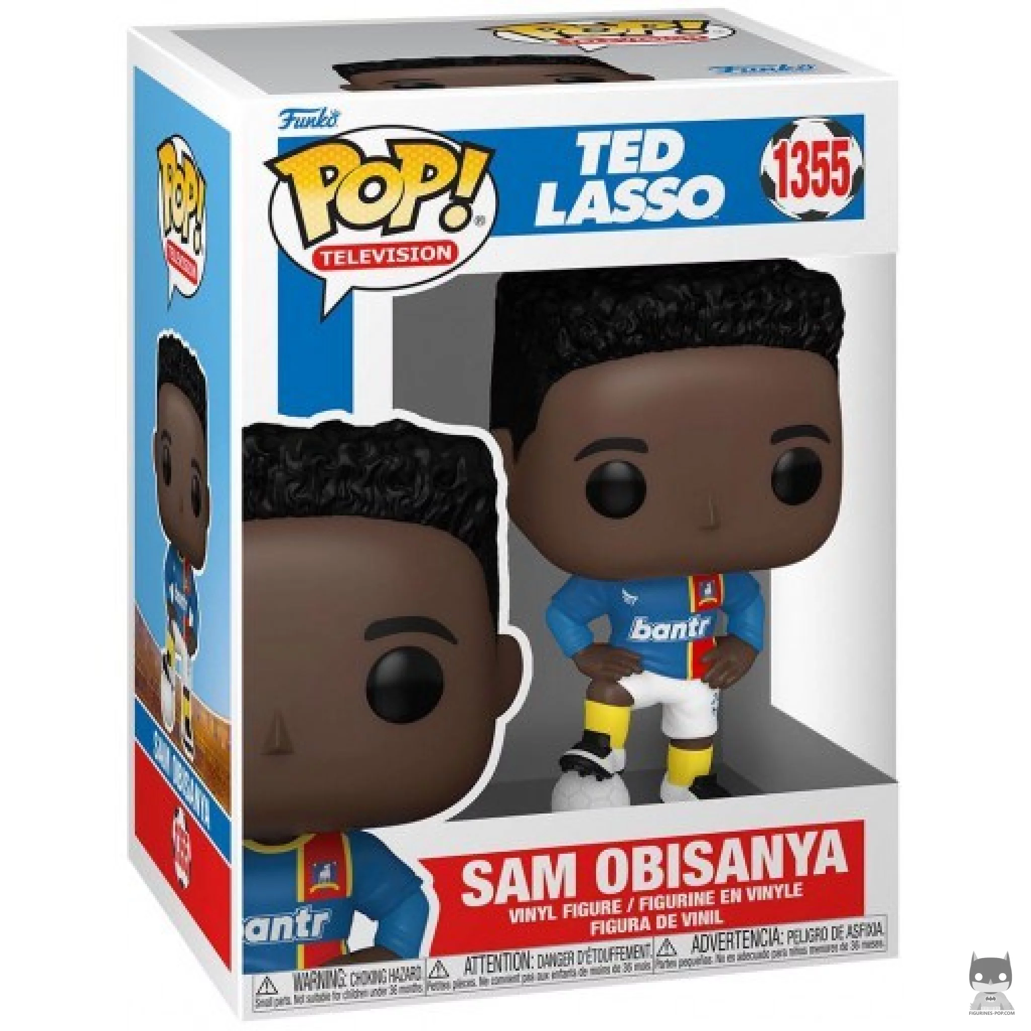 Figura Funko Pop! Sam Obisanya en su caja