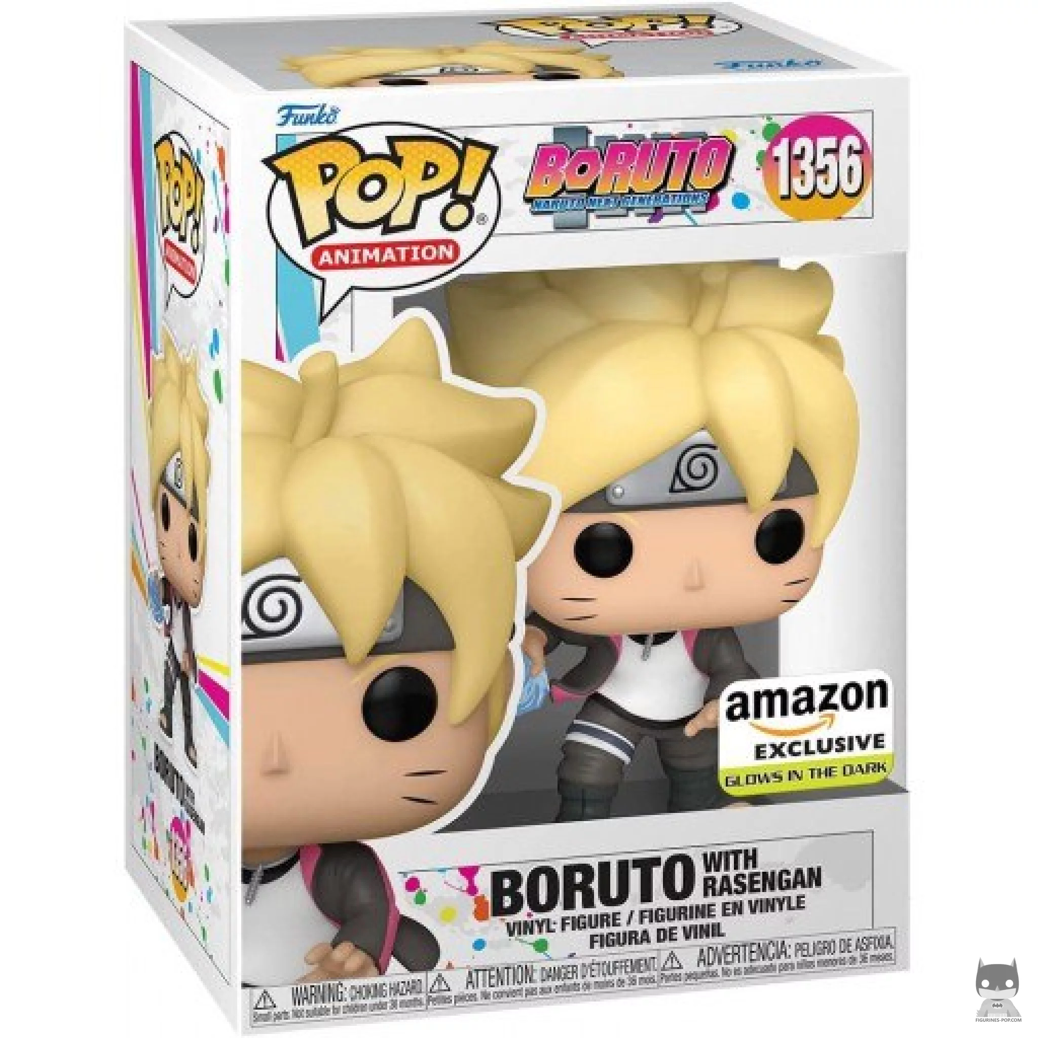 Figura Funko Pop! Boruto con Rasengan (Brilla en la oscuridad) en su caja