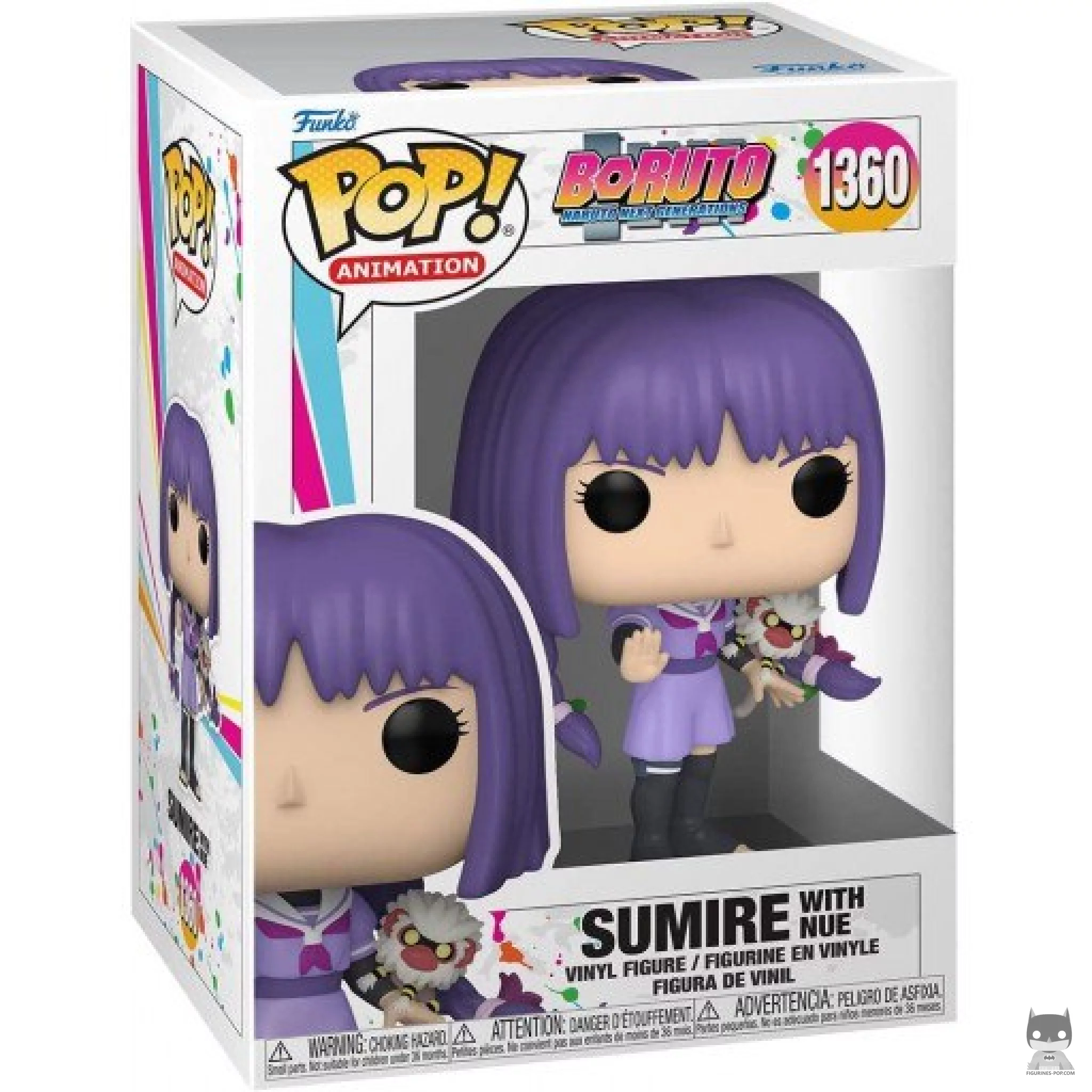 Figura Funko Pop! Sumire con Nue en su caja