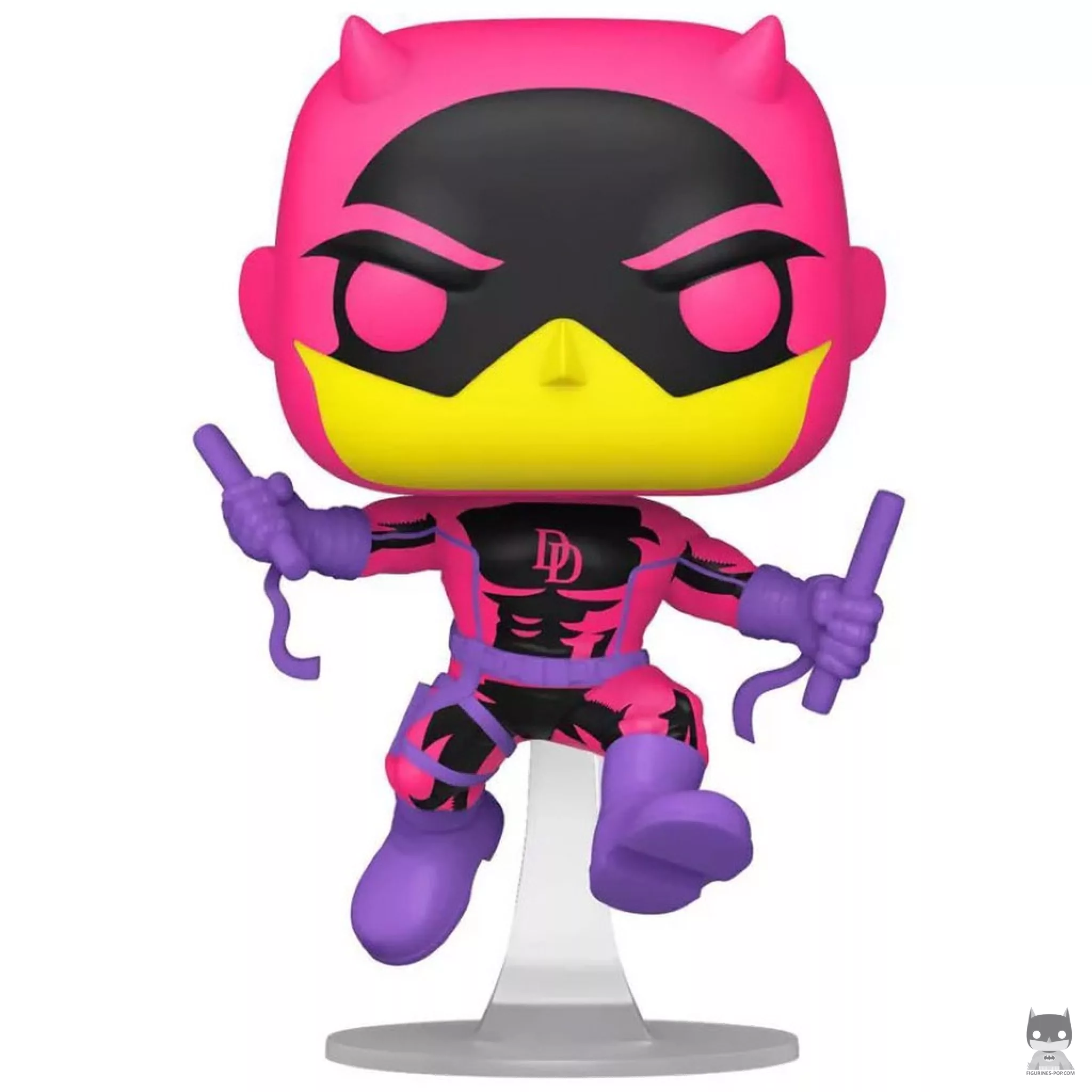 Figura Funko Pop! Daredevil (Clásico) (Luz negra) (Marvel Comics)