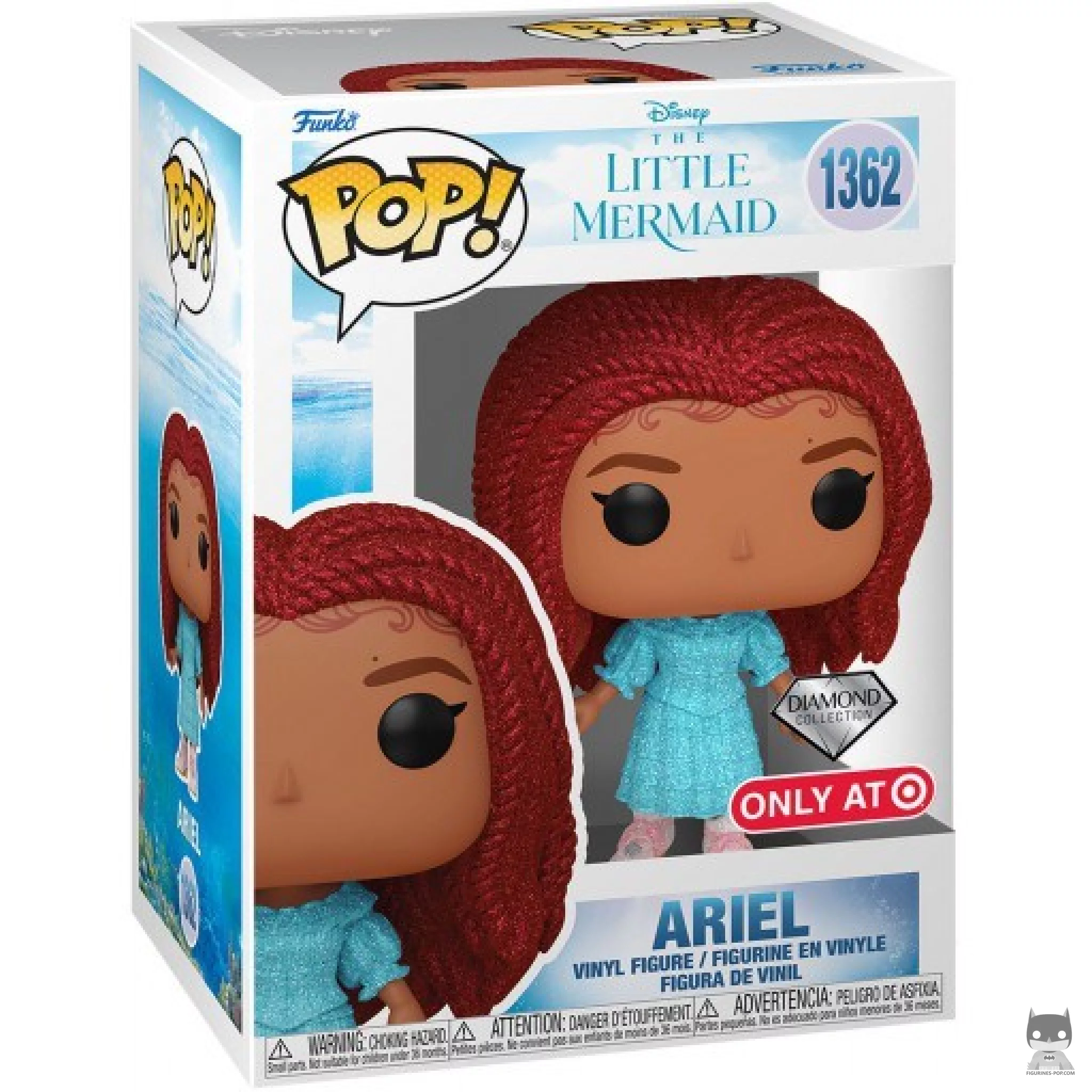 Figura Funko Pop! Ariel (Purpurina de diamante) en su caja