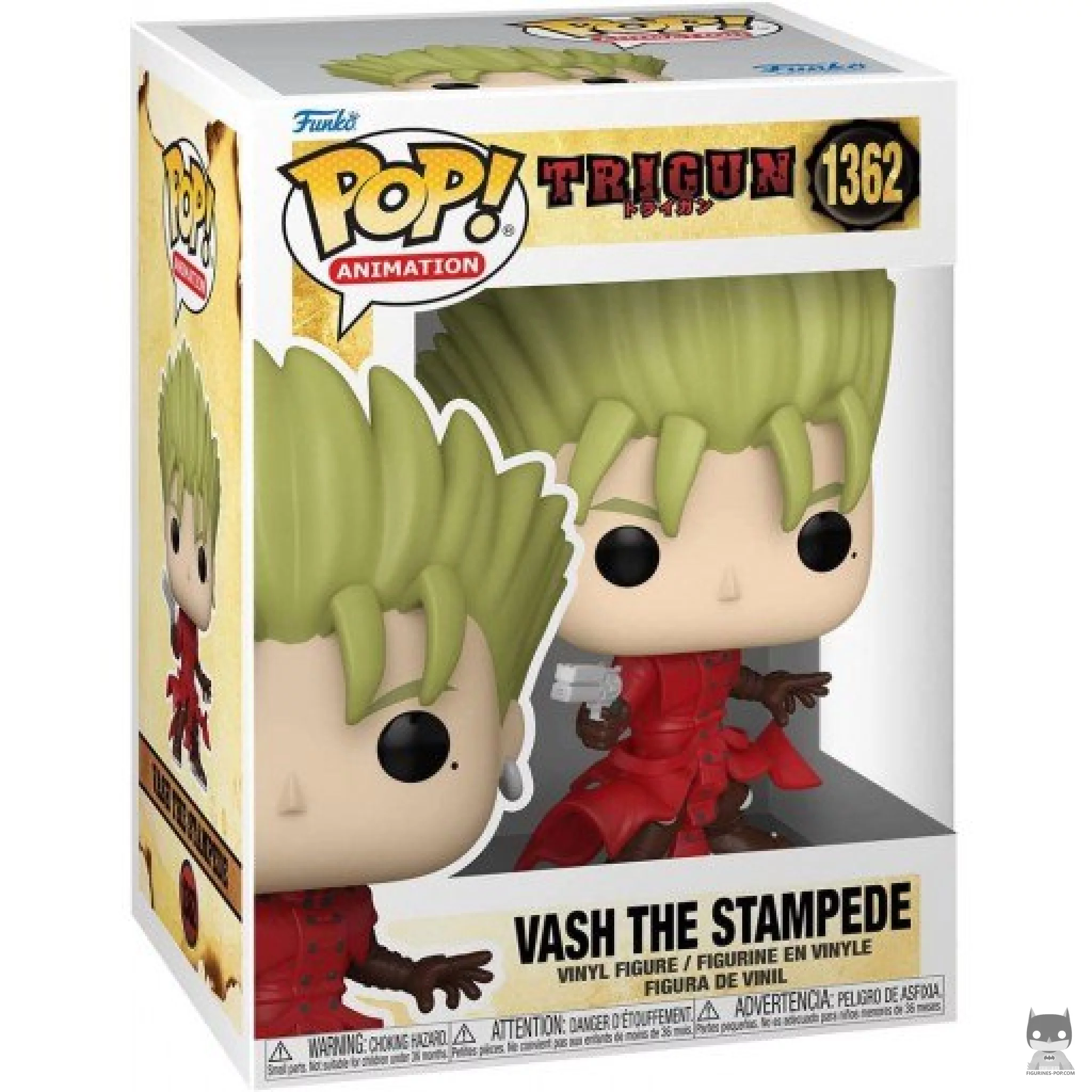 Figura Funko Pop! Vash the Stampede en su caja