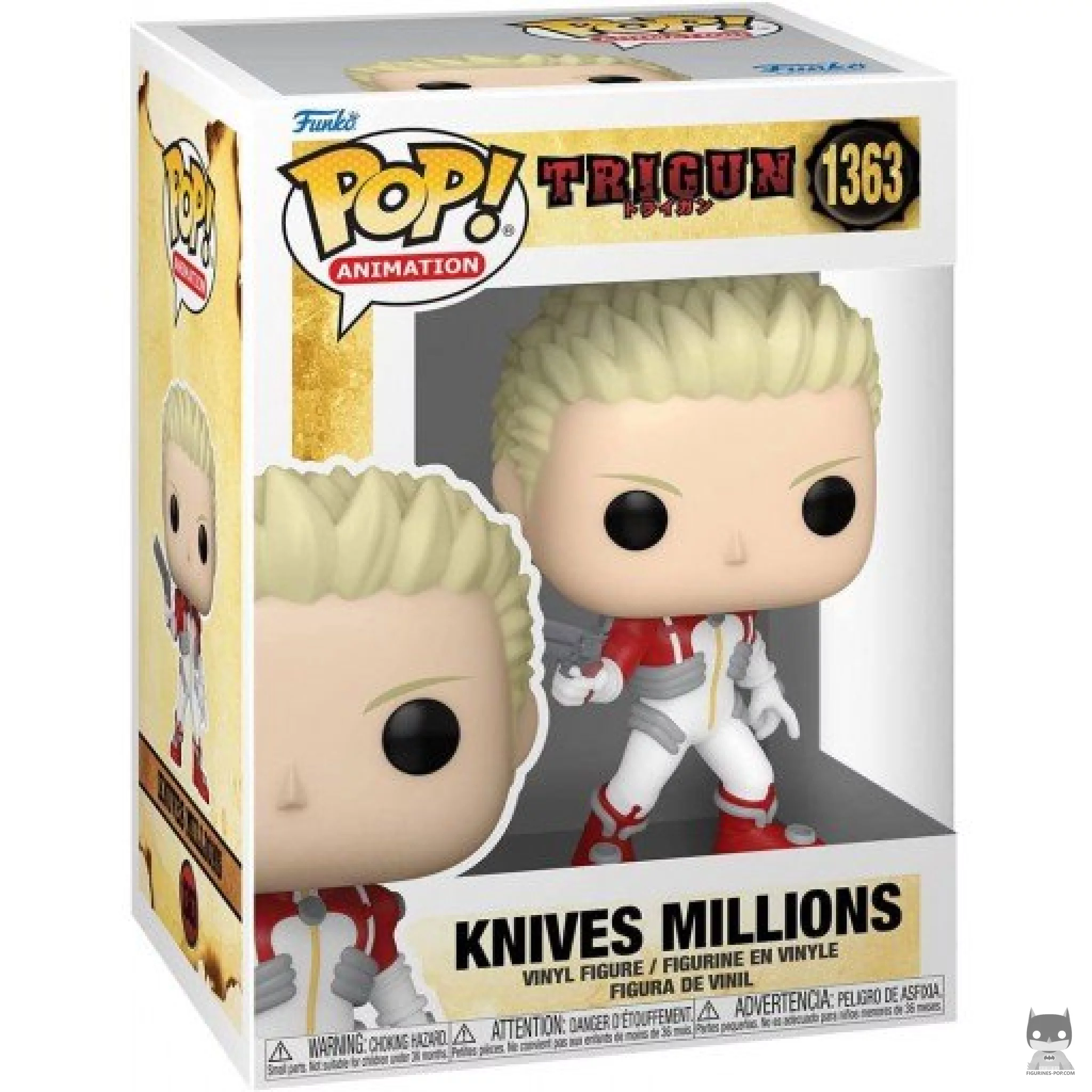 Figura Funko Pop! Knives Millions en su caja