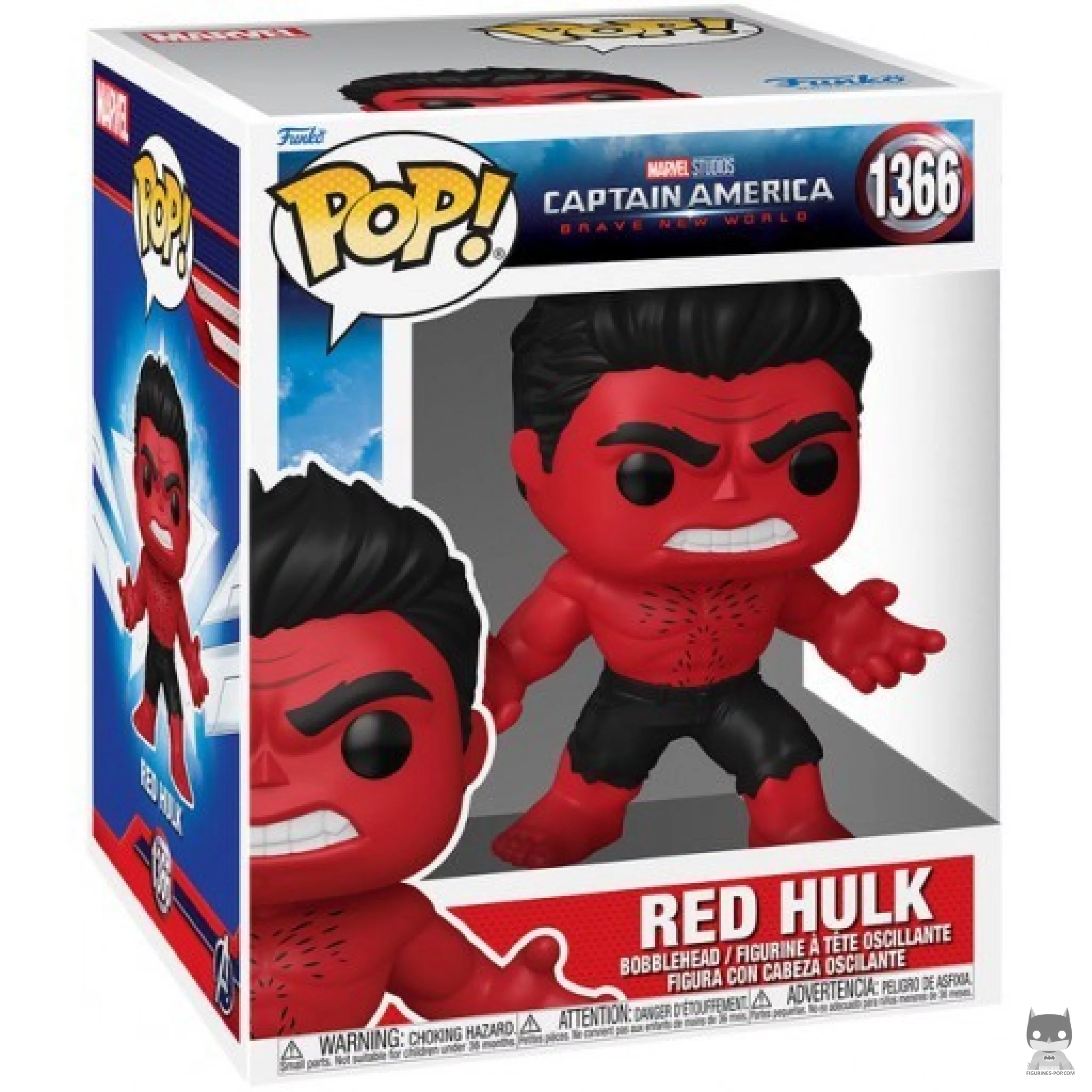 Figura Funko Pop! Hulk Rojo (Supersized) en su caja