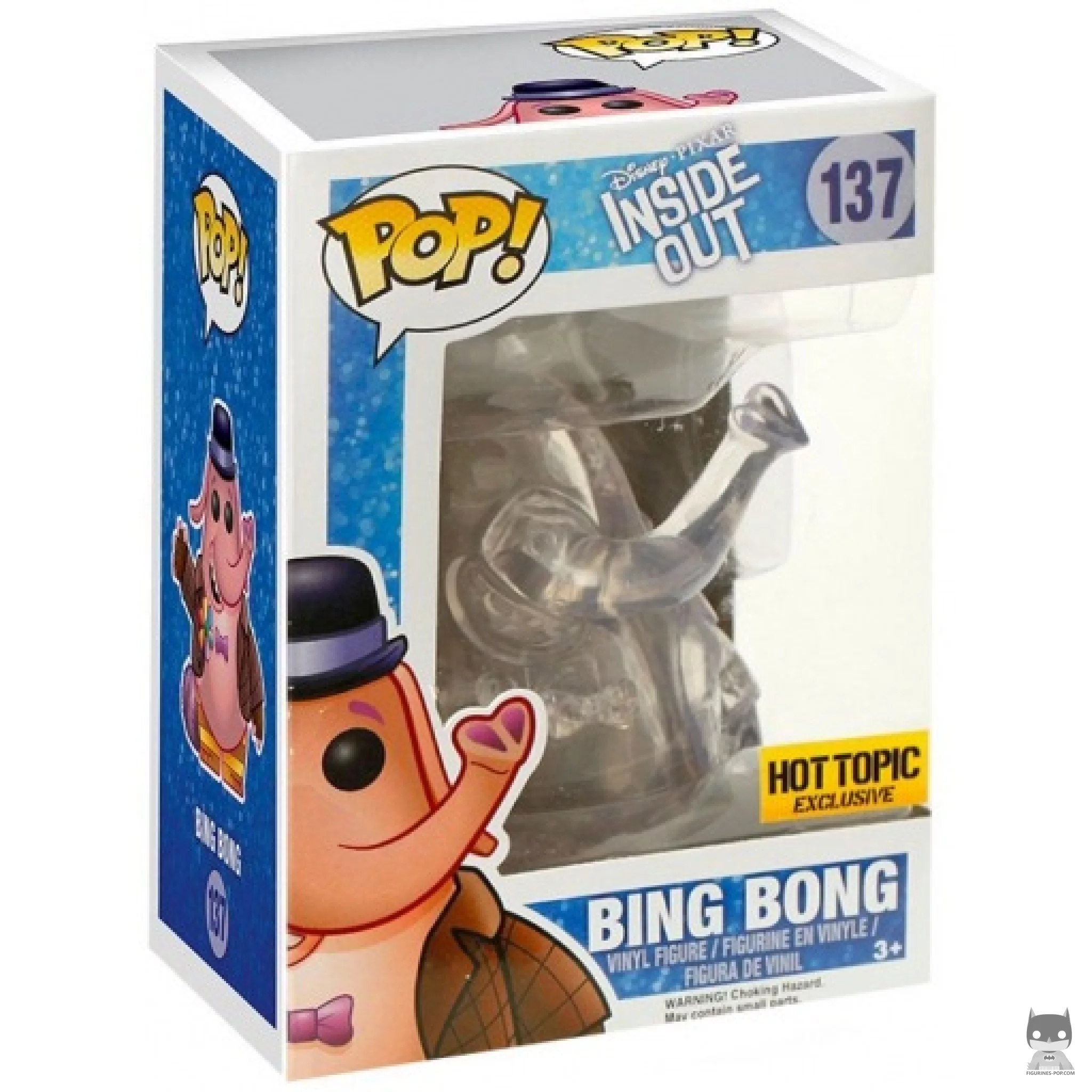 Figura Funko Pop! Bing Bong (Translúcido) en su caja