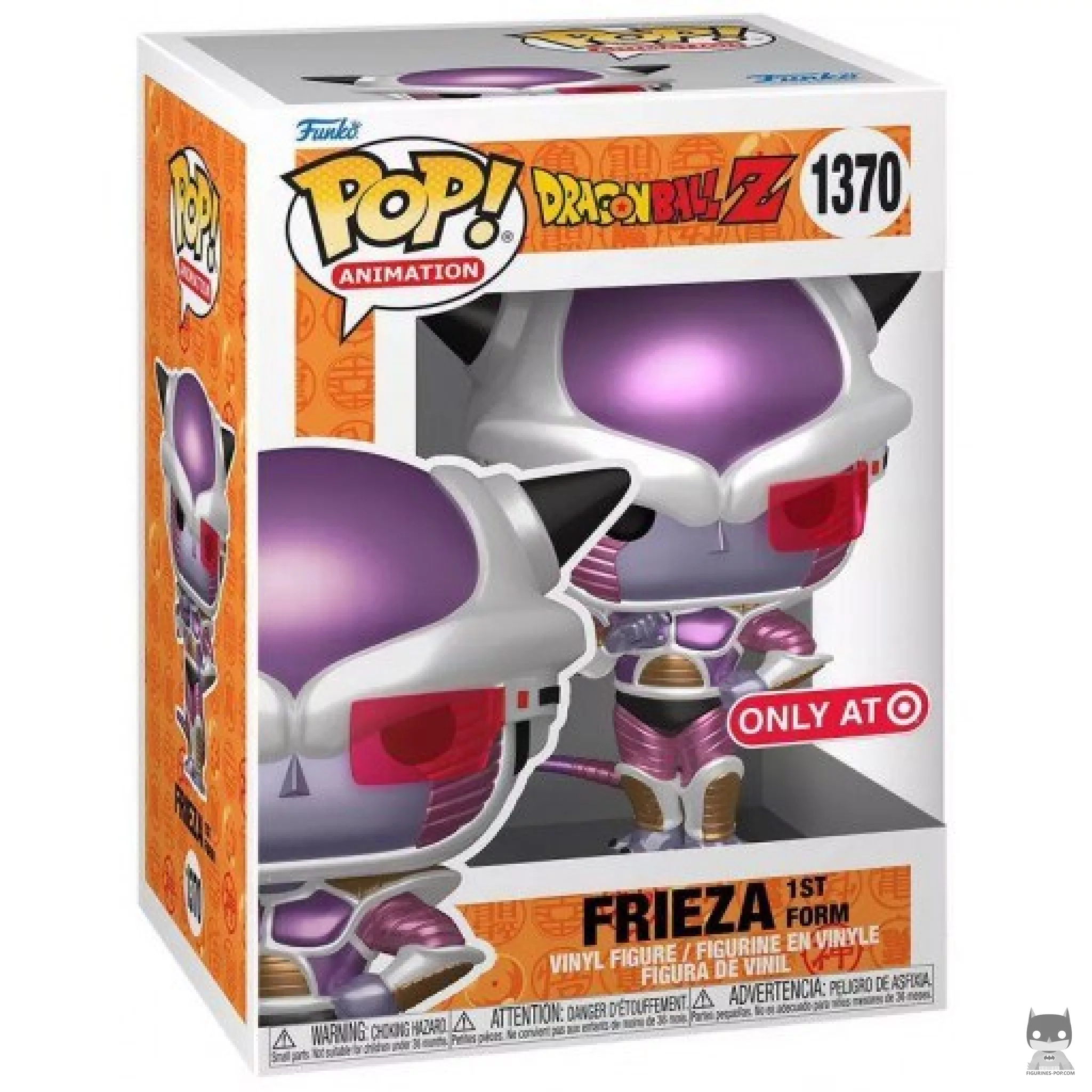 Figura Funko Pop! Freezer primera forma (Metalizado) en su caja