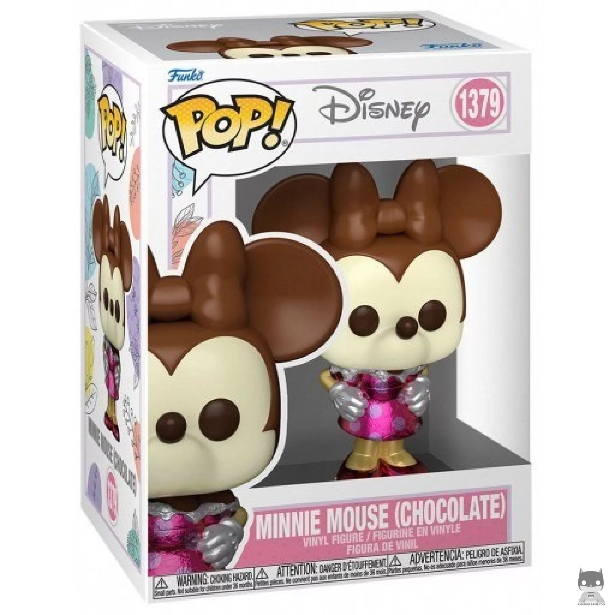 Figura Funko Pop! Minnie Mouse (Chocolate) en su caja
