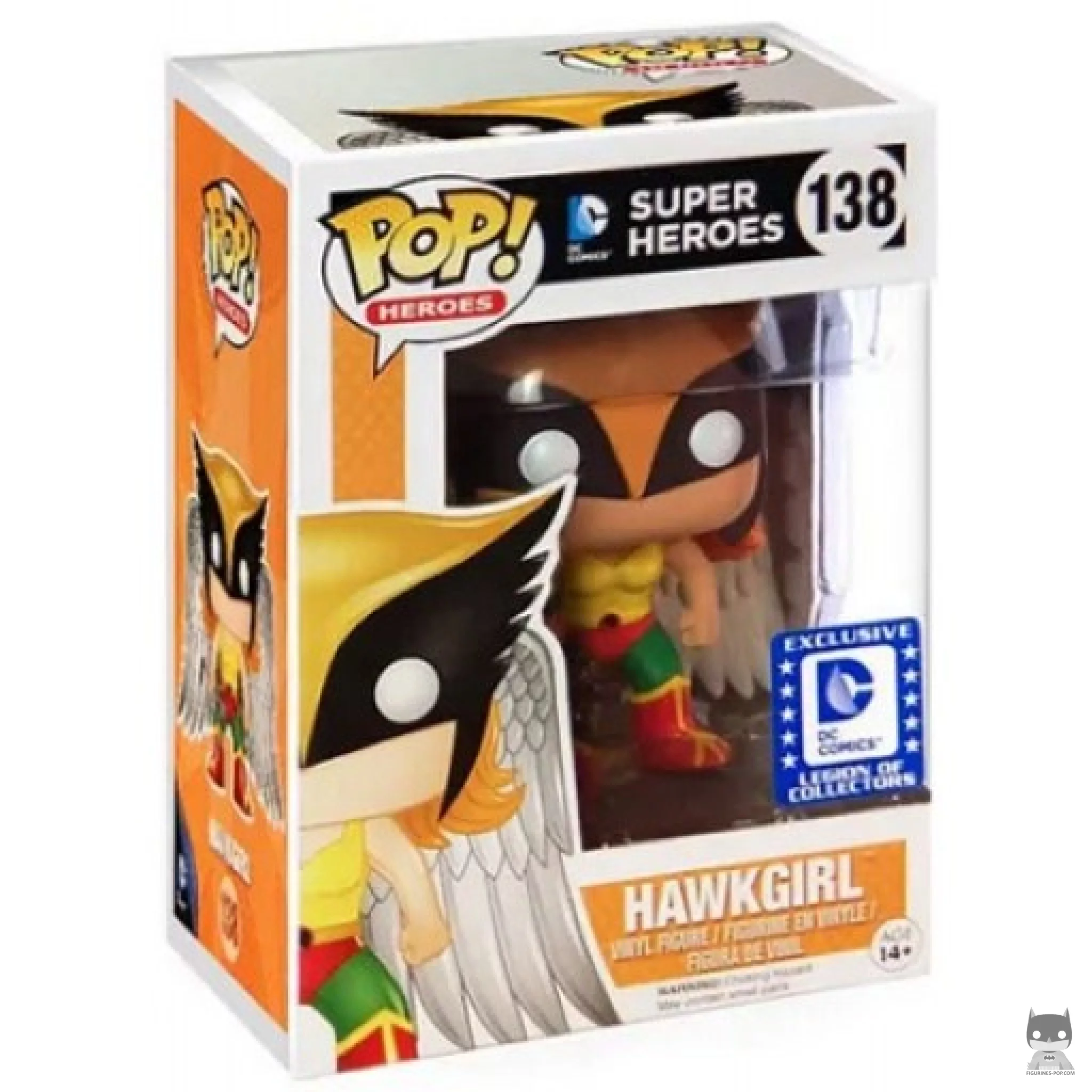 Figura Funko Pop! Hawkgirl en su caja