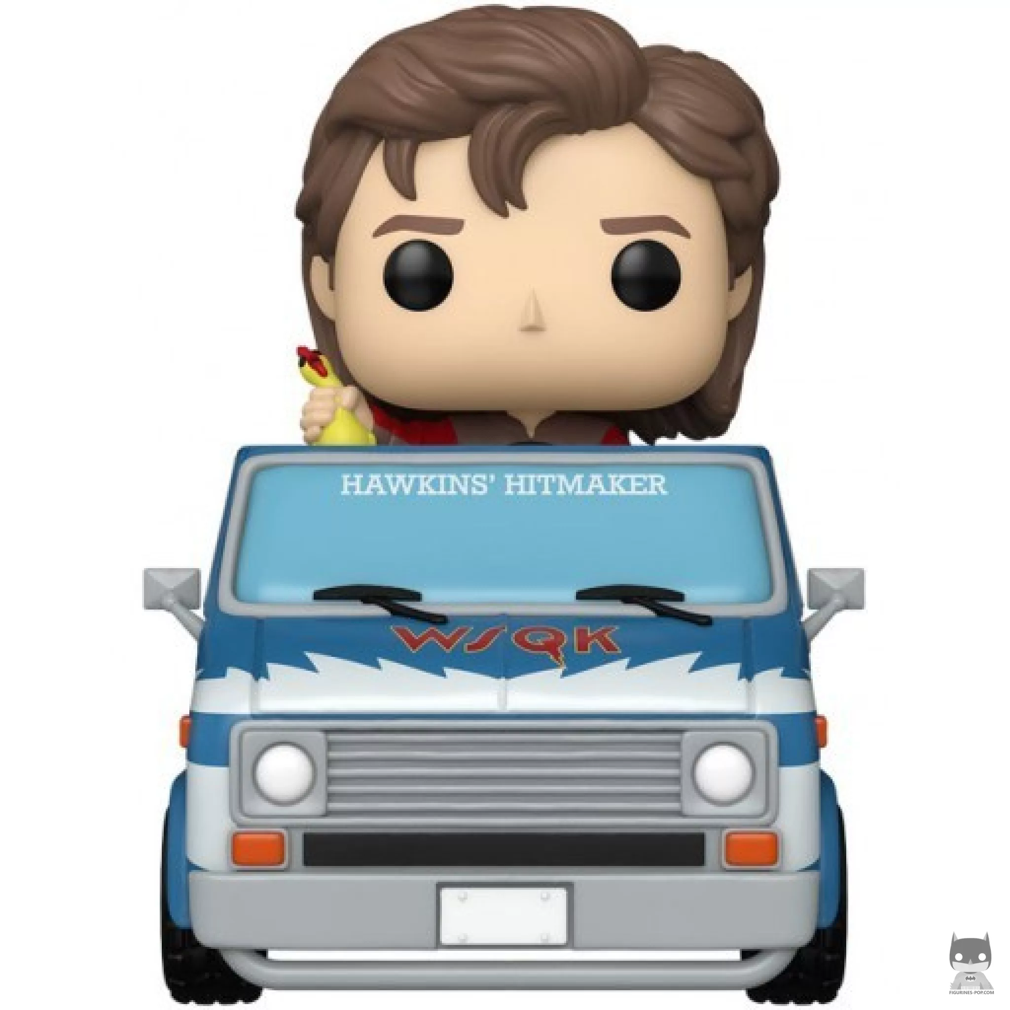 Figura Funko Pop! Steve con la furgoneta Squawk (Stranger Things)
