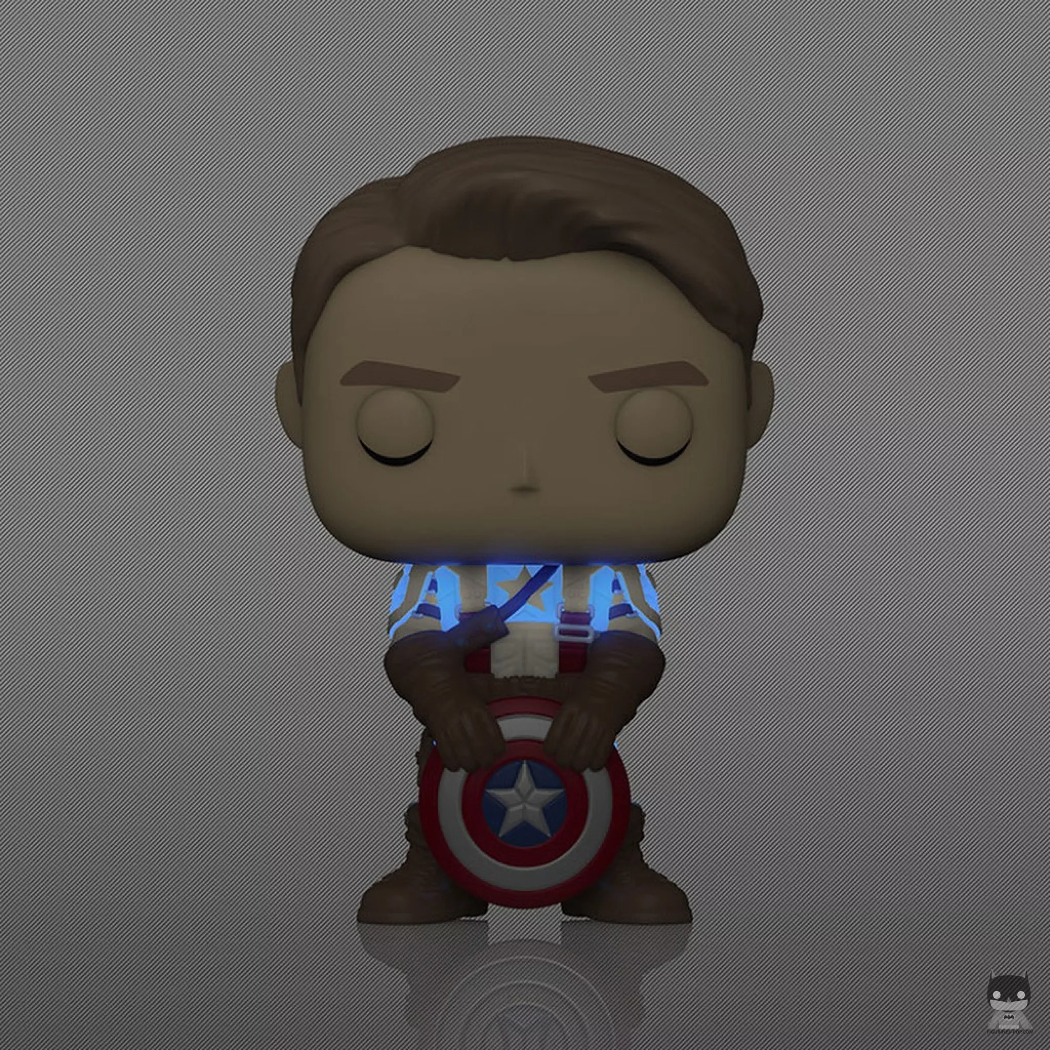 Figura Funko Pop! Capitán América (Chase & Brilla en la oscuridad) (La saga del Infinito)