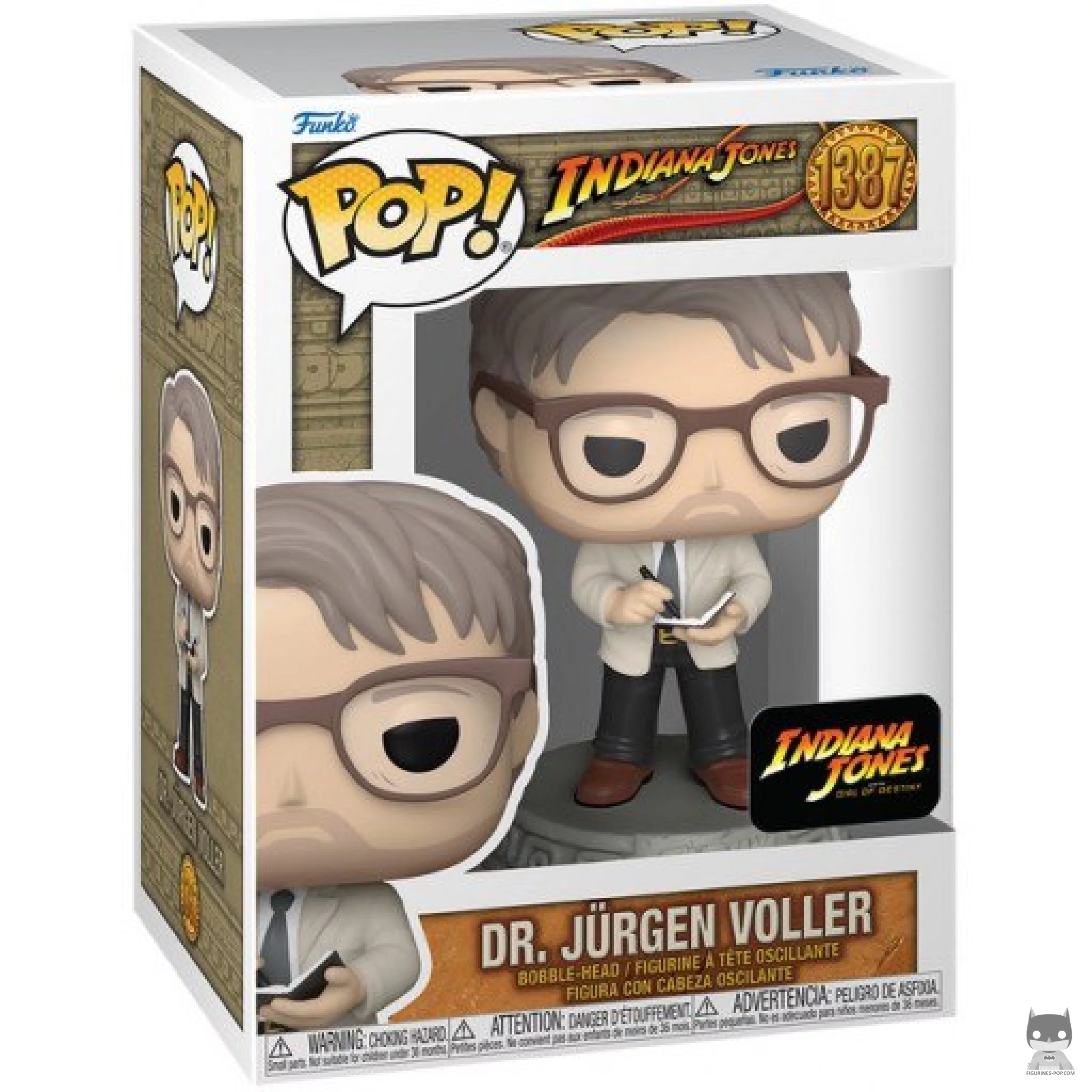 Figura Funko Pop! Dr. Jürgen Voller en su caja
