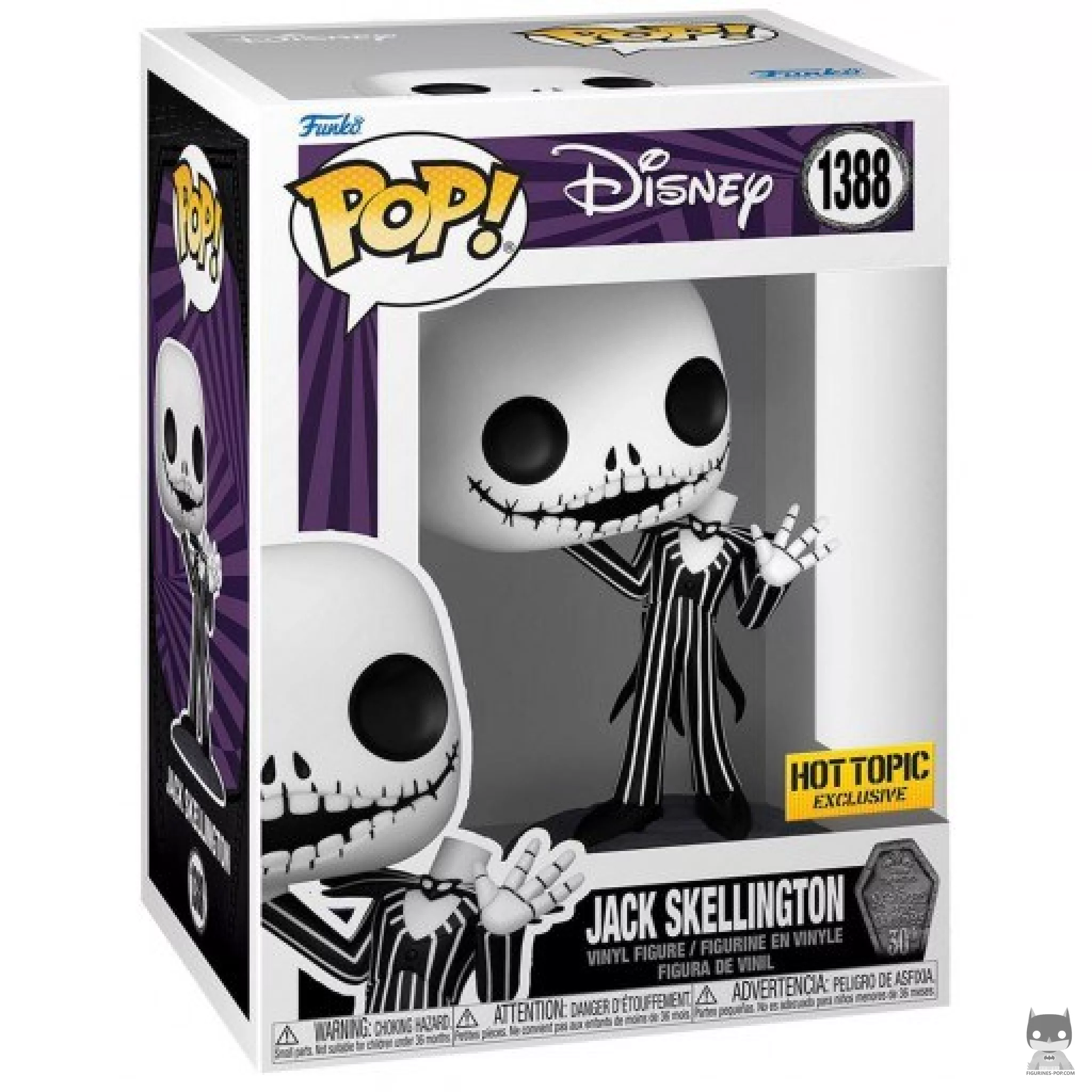 Figura Funko Pop! Jack Skellington sin cabeza en su caja