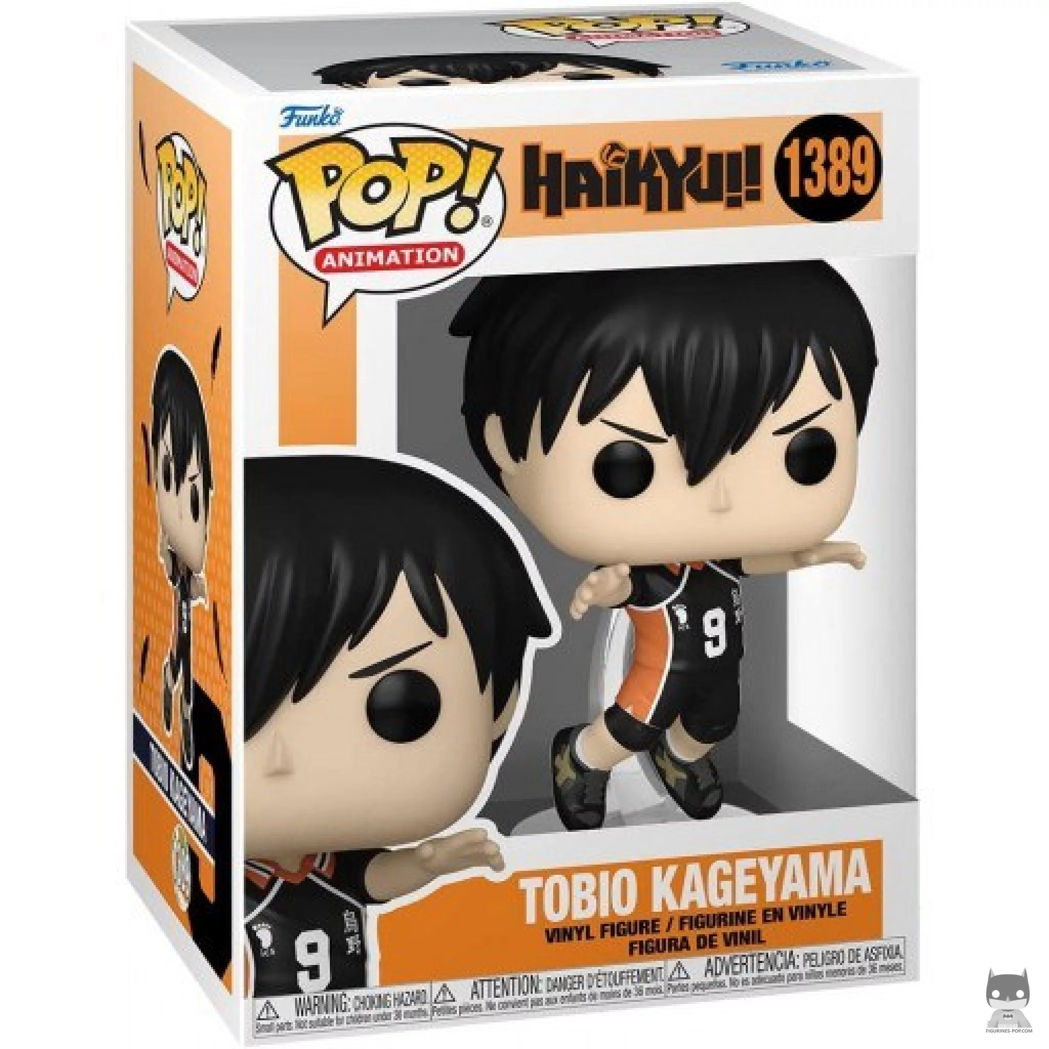 Figura Funko Pop! Tobio Kageyama en su caja