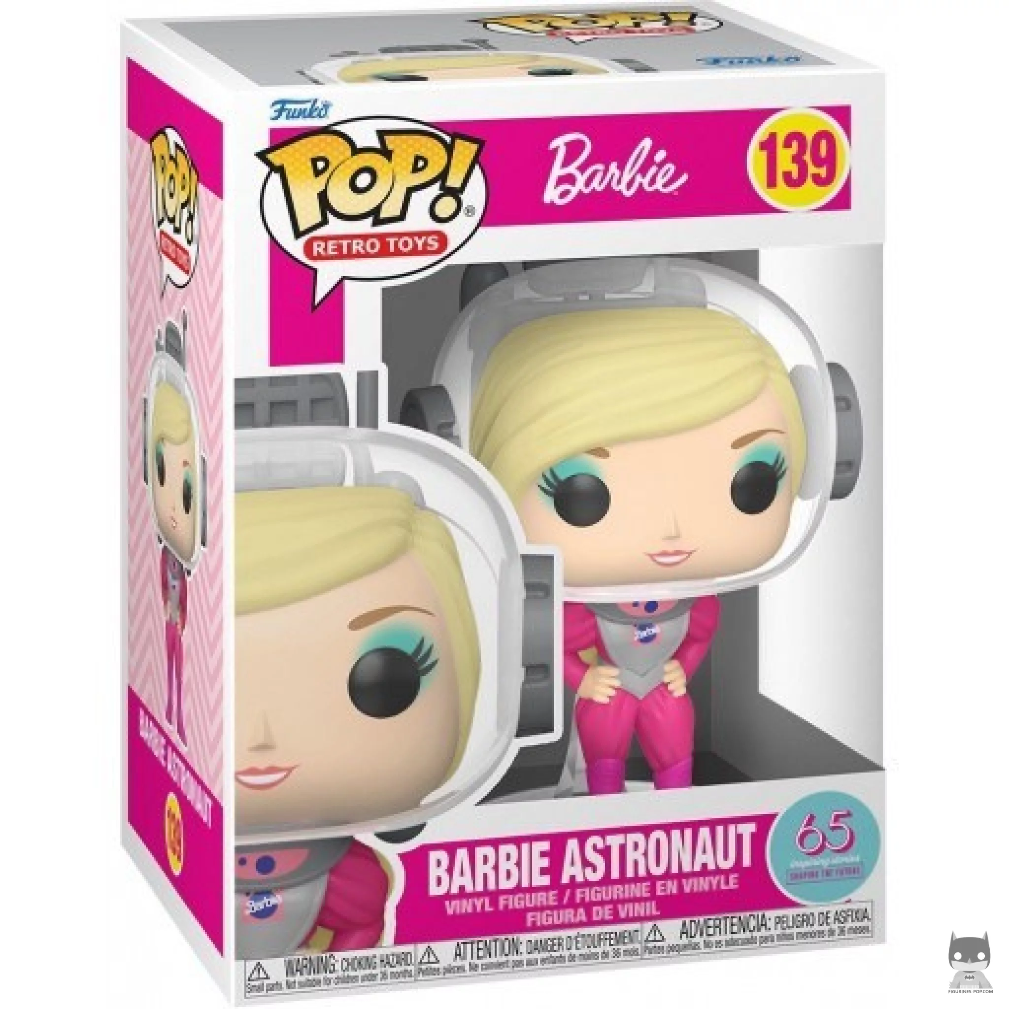 Figura Funko Pop! Barbie astronauta en su caja