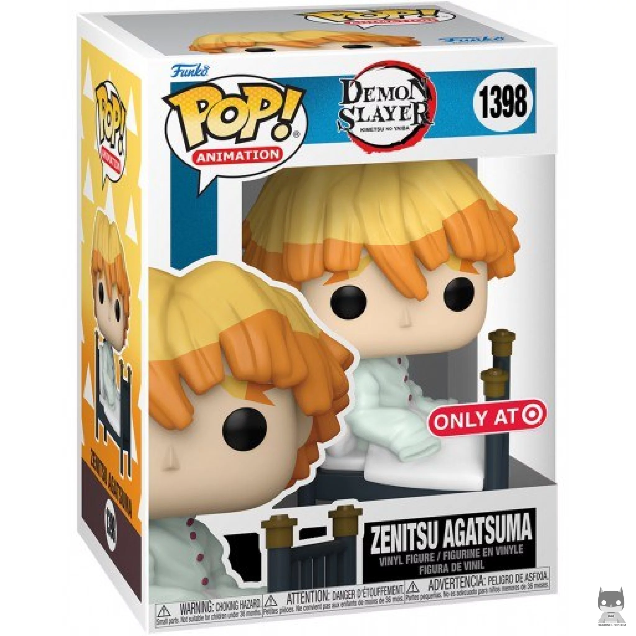 Figura Funko Pop! Zenitsu Agatsuma (Recuperándose) en su caja