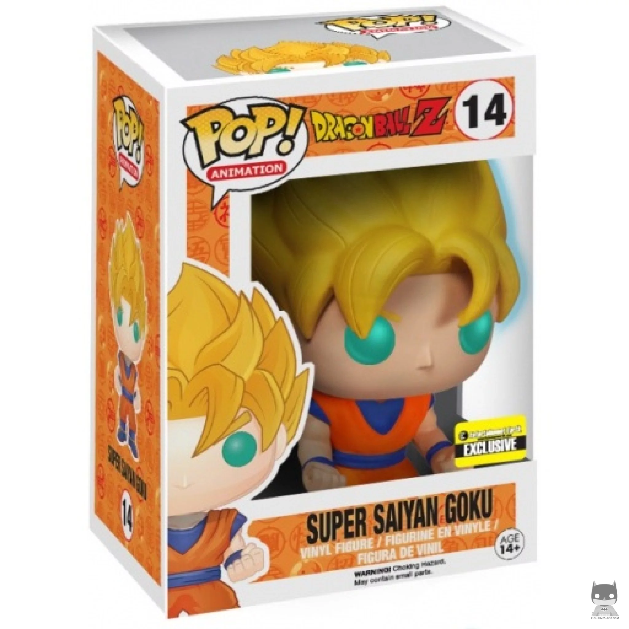 Figura Funko Pop! Goku Super Saiyan (Brilla en la oscuridad) en su caja