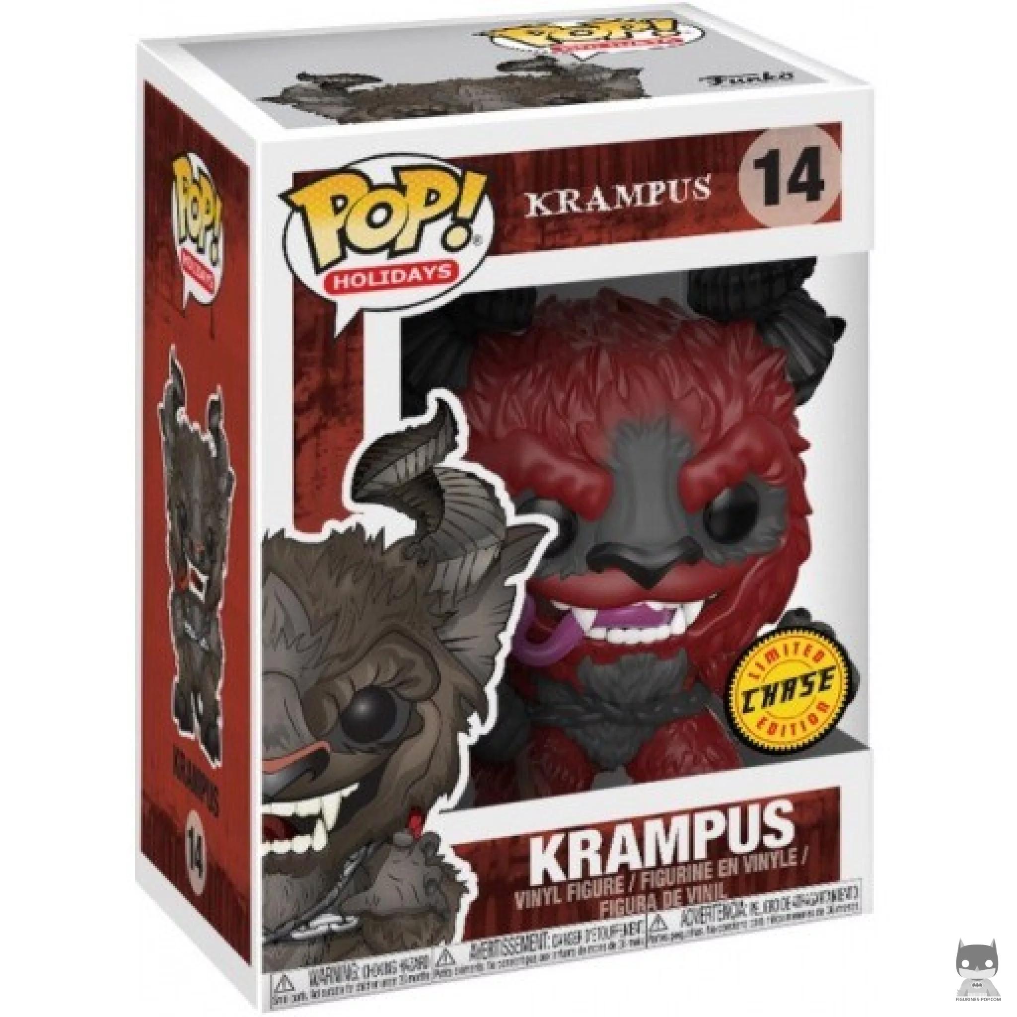 Figura Funko Pop! Krampus (Chase) en su caja